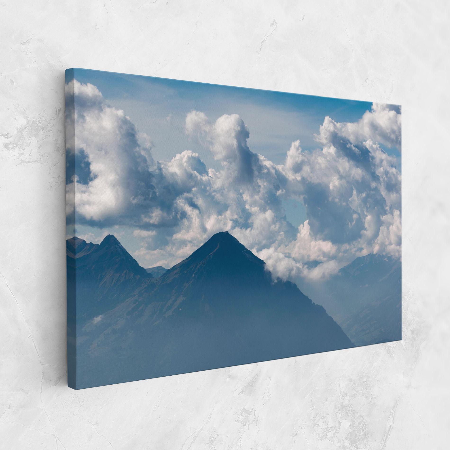 Tablou Canvas Cloudy View Mountain mockup 1
