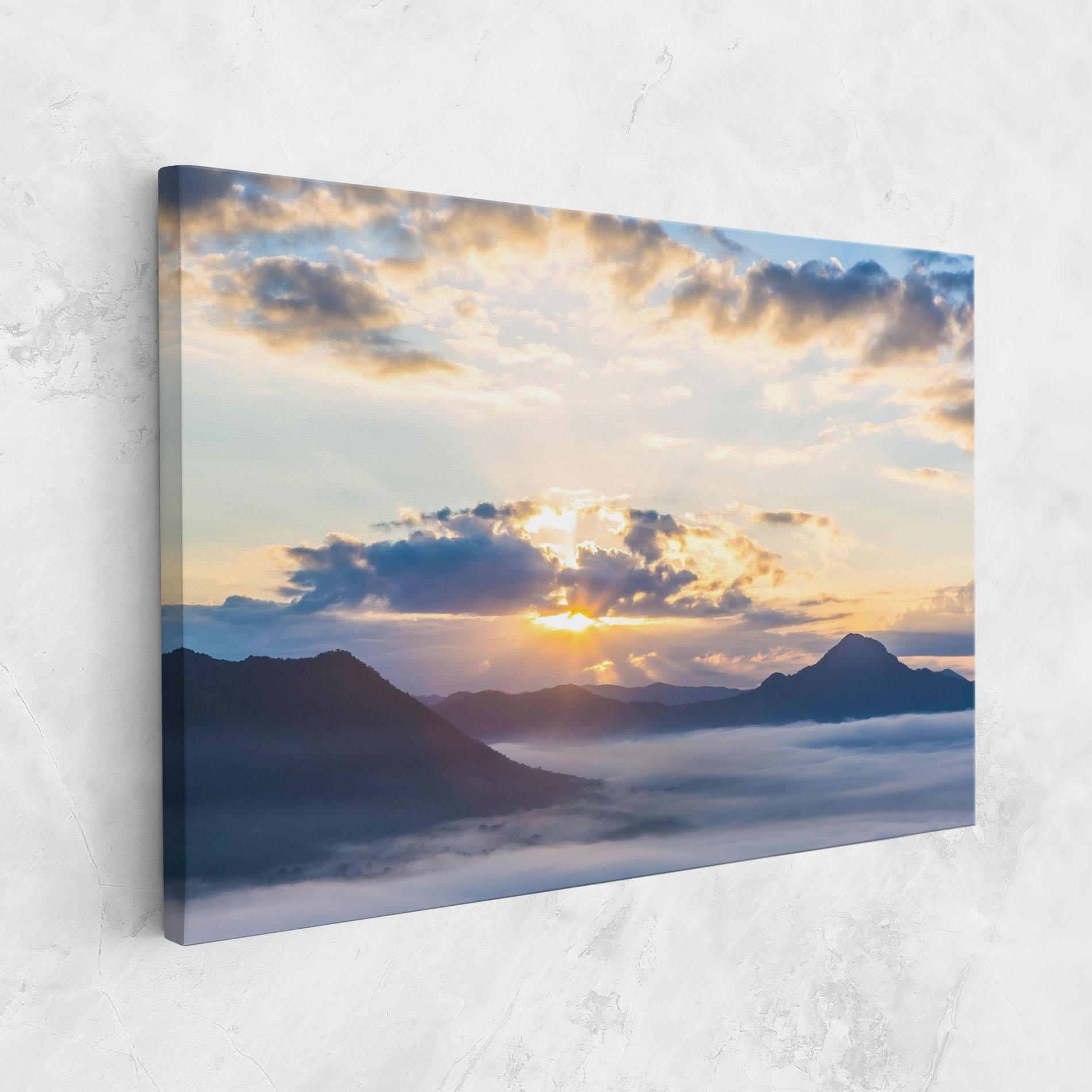 Tablou Canvas Fantastic Clouds mockup 1