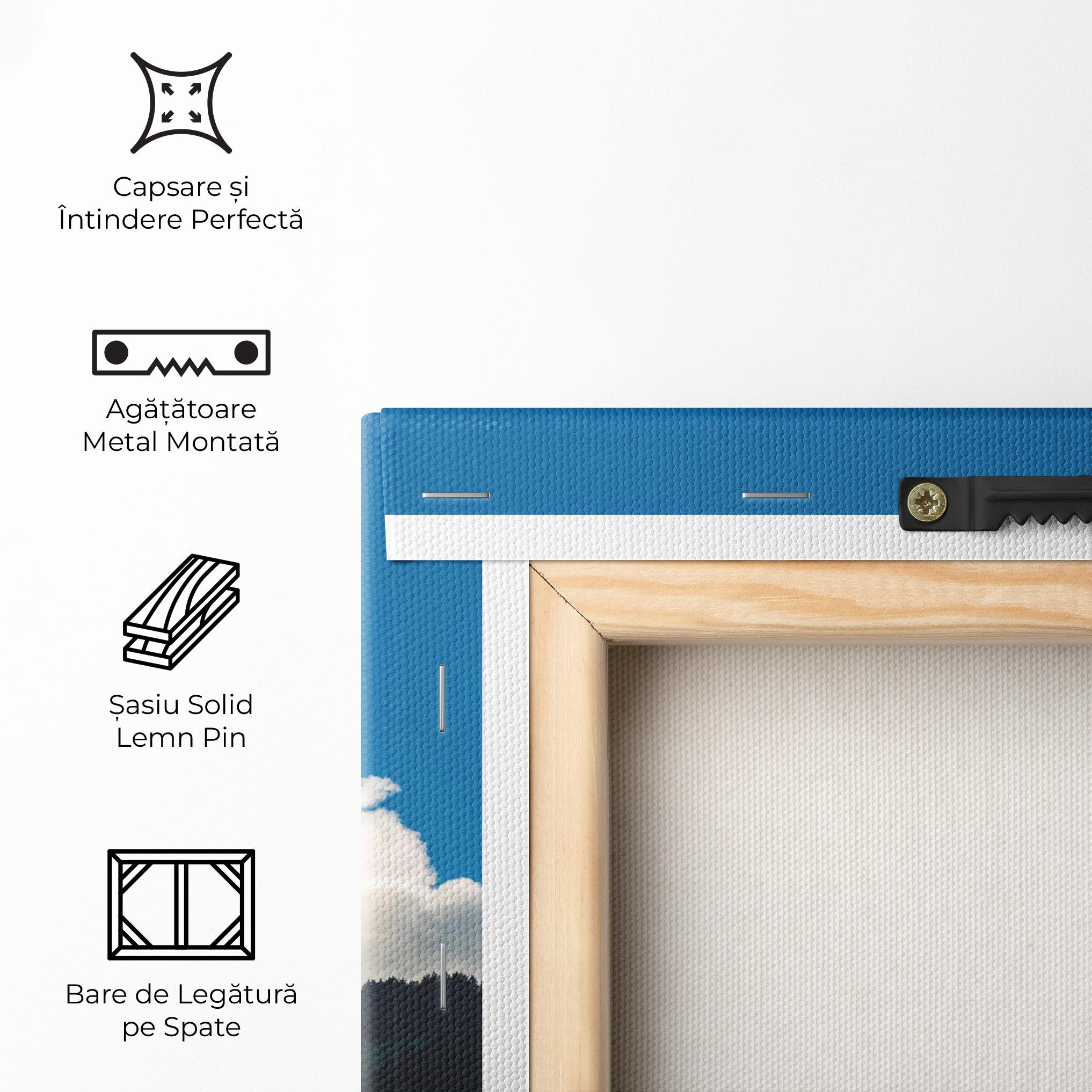 Tablou Canvas Beautiful Mountain Cloud View mockup 5