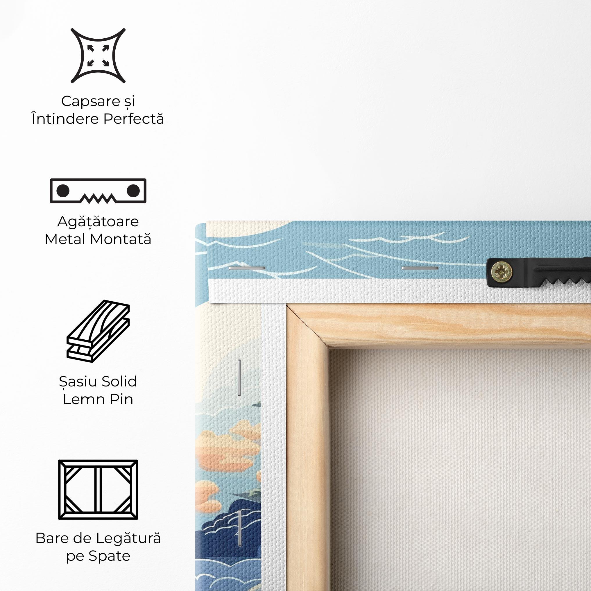 Tablou Canvas Big White Clouds mockup 5