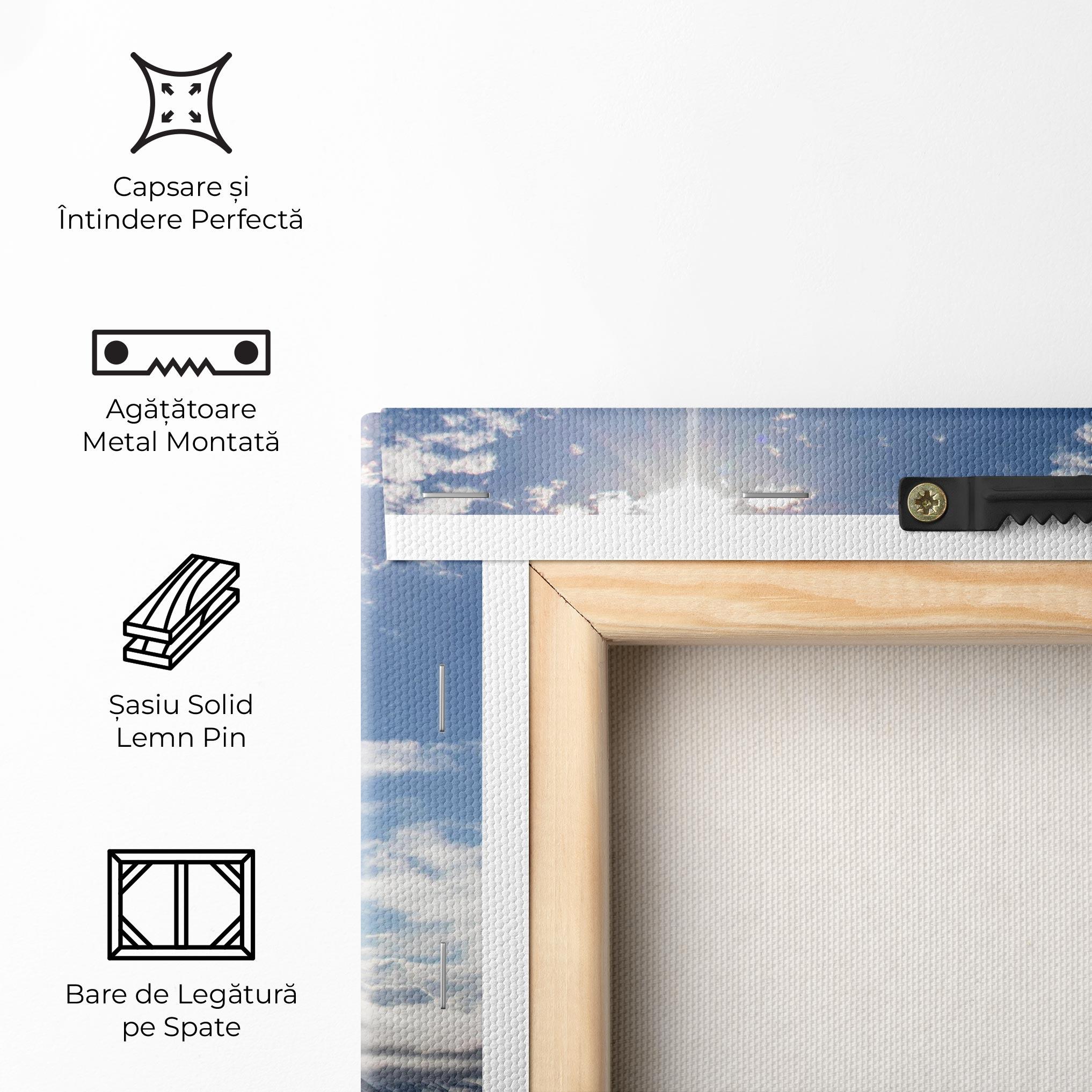 Tablou Canvas Clouds Over Ice mockup 5