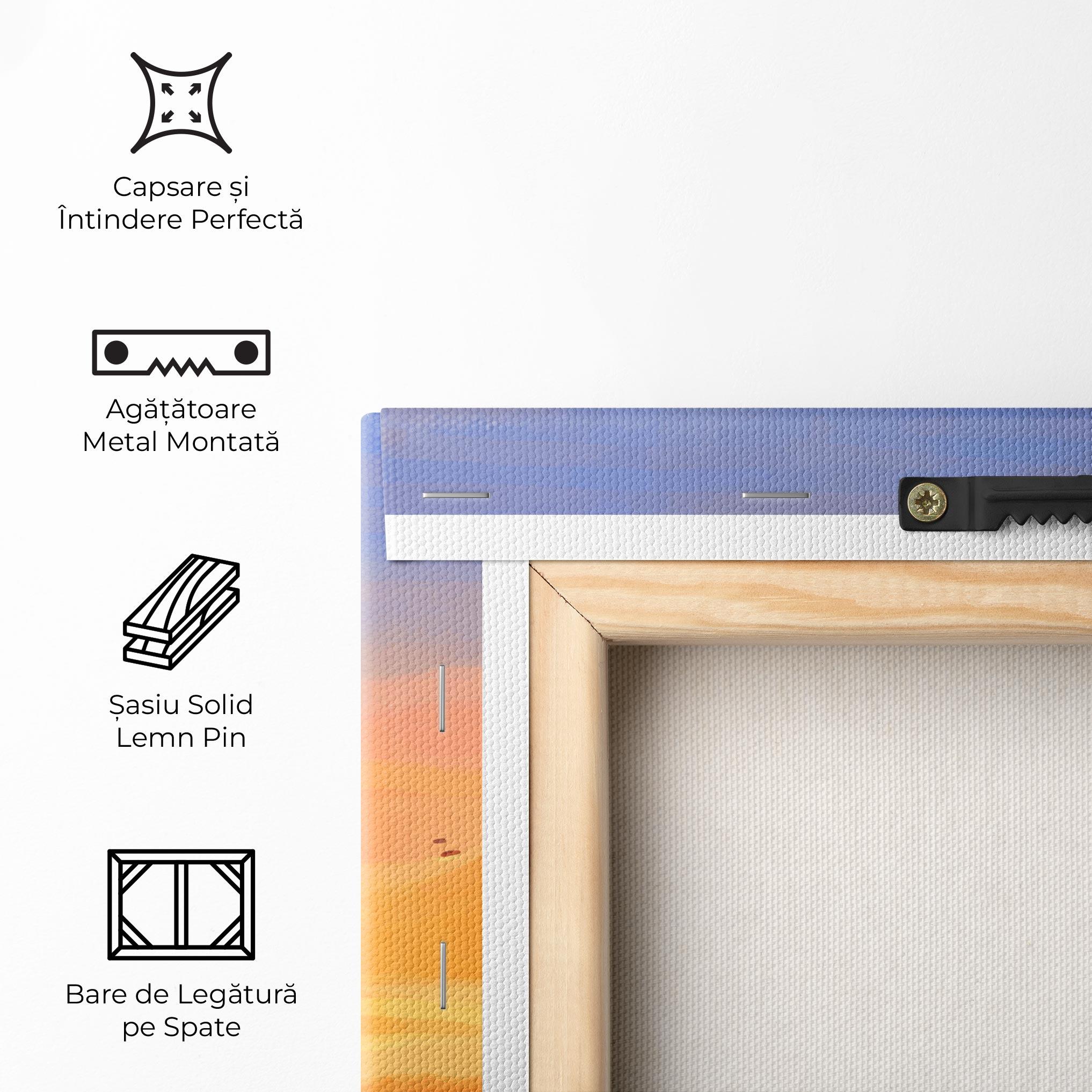 Tablou Canvas Dark Cloud Sunset mockup 5