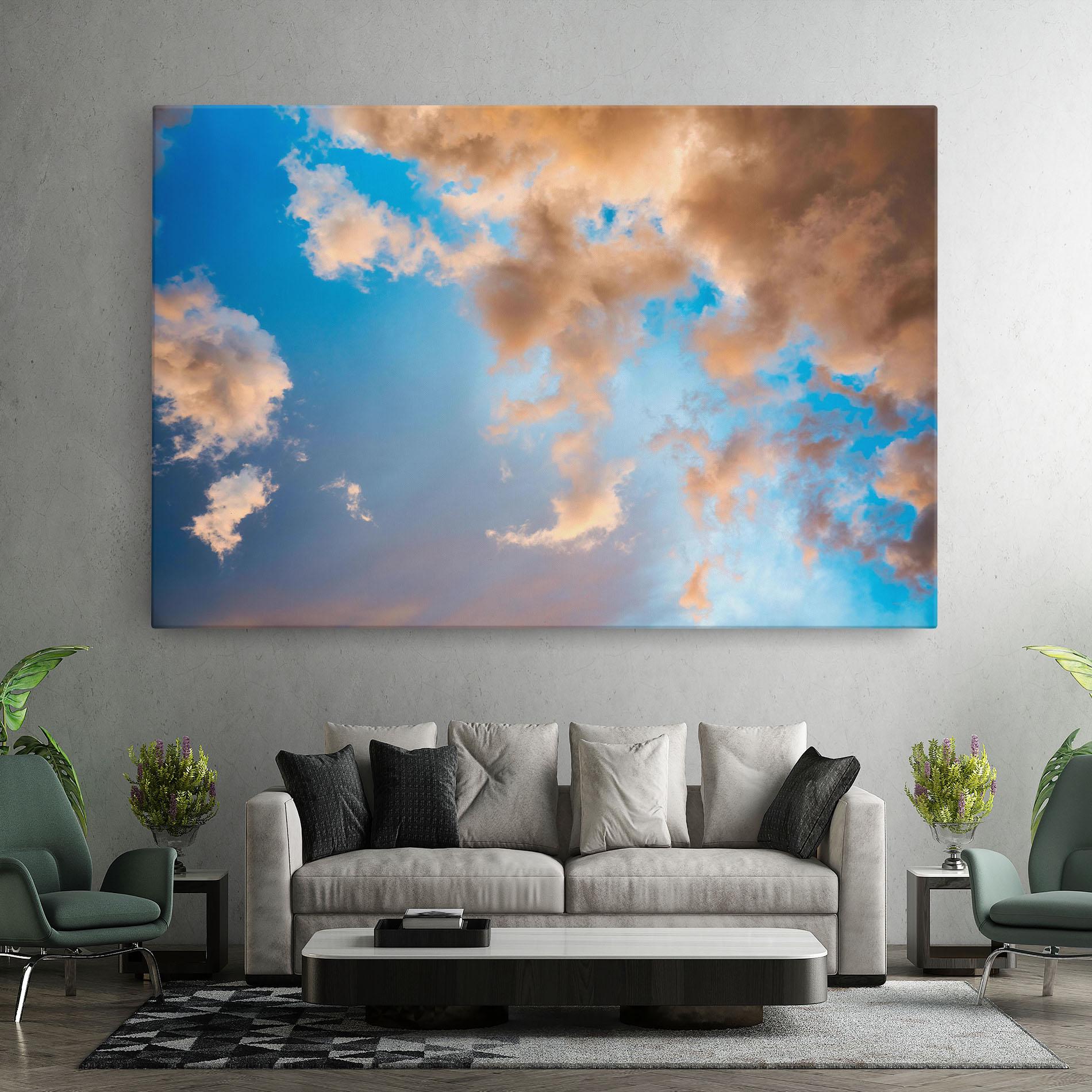 Tablou Canvas Clouds Blue Sky mockup 7