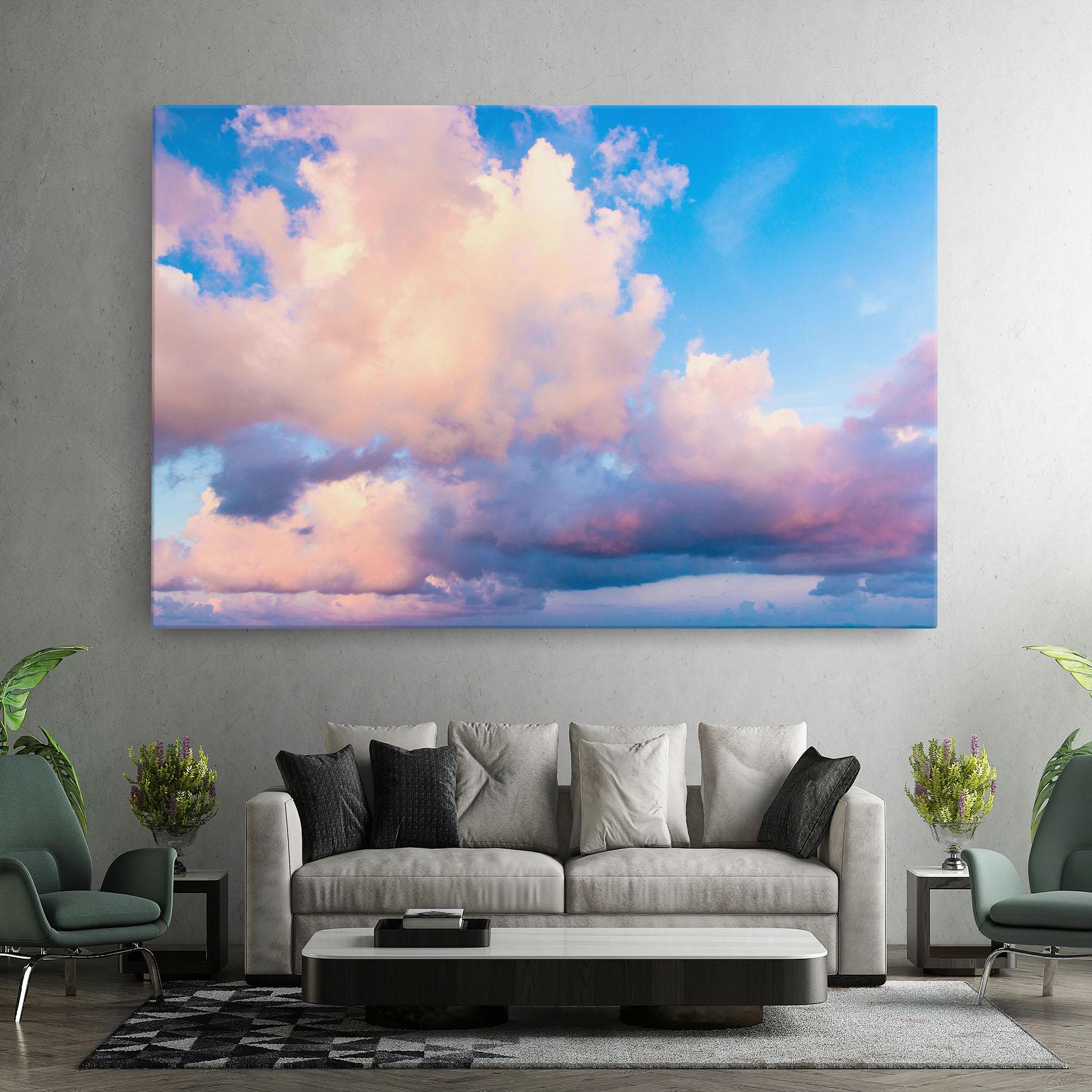 Tablou Canvas Dreamy Pink Clouds mockup 7