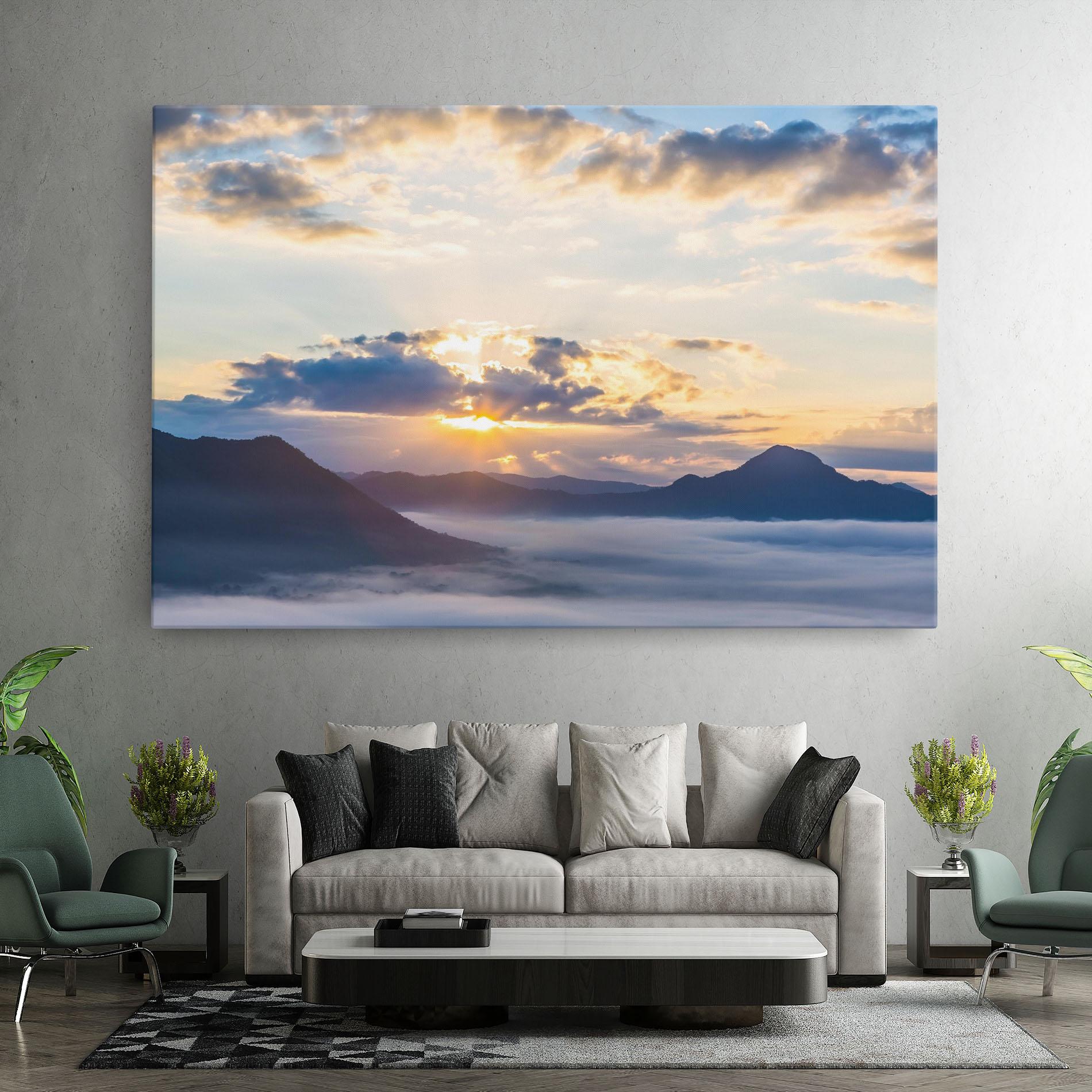 Tablou Canvas Fantastic Clouds mockup 7