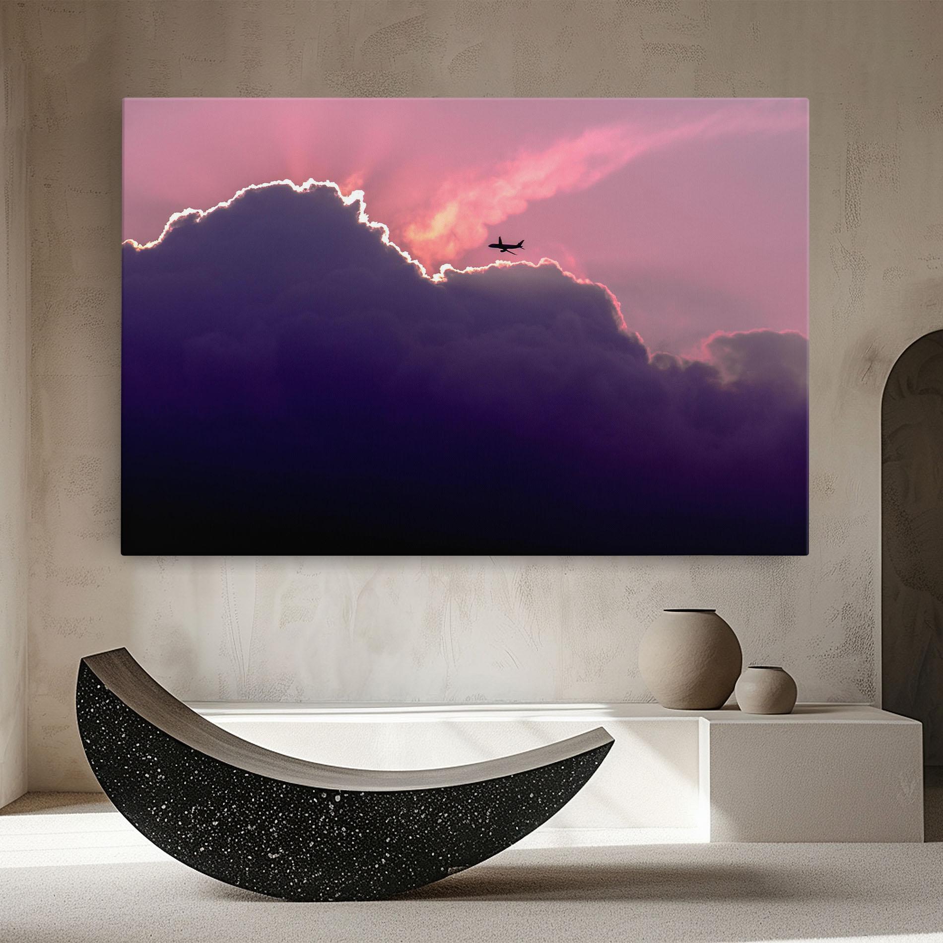 Tablou Canvas Big Purple Cloud mockup 8