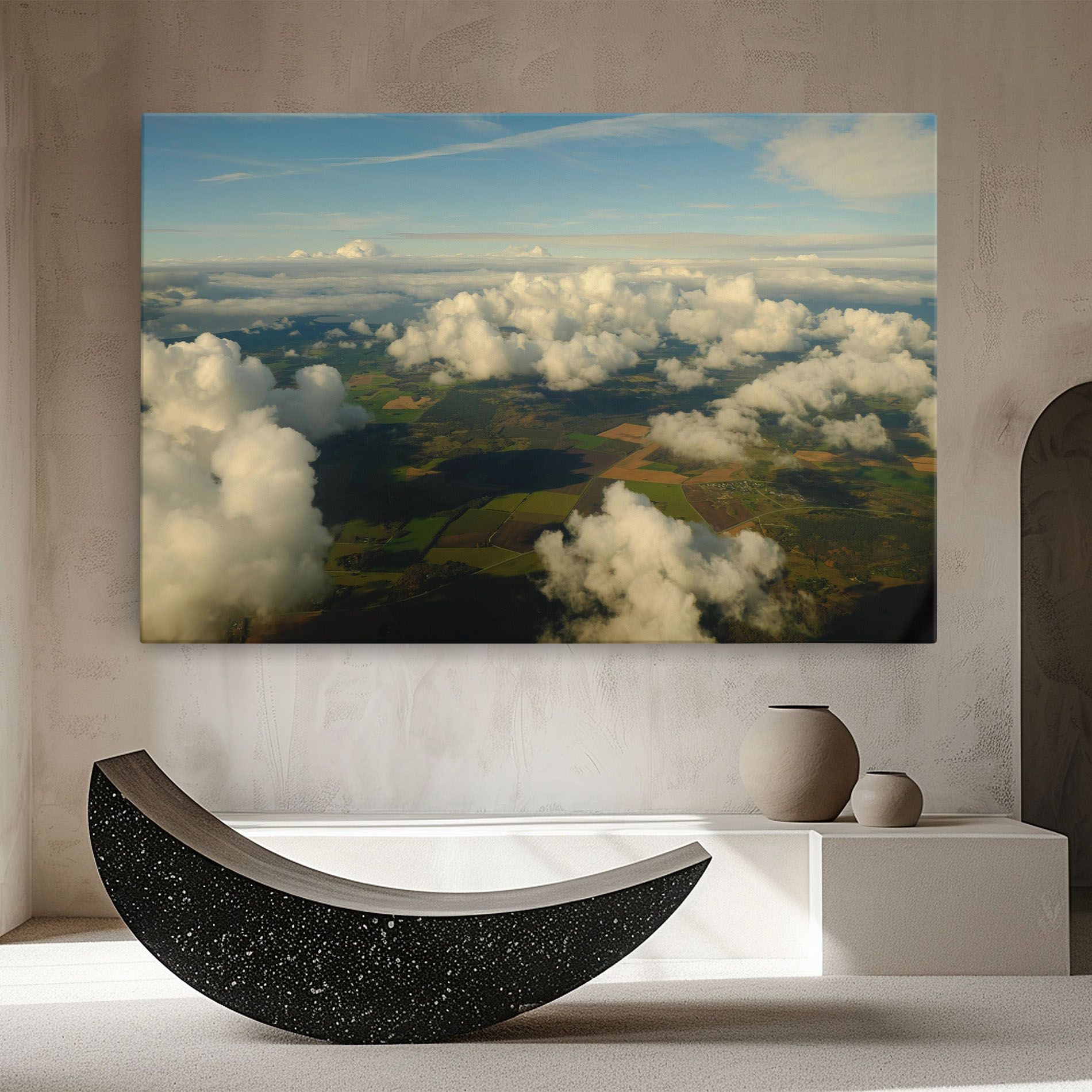 Clouds View From Plane mockup 8