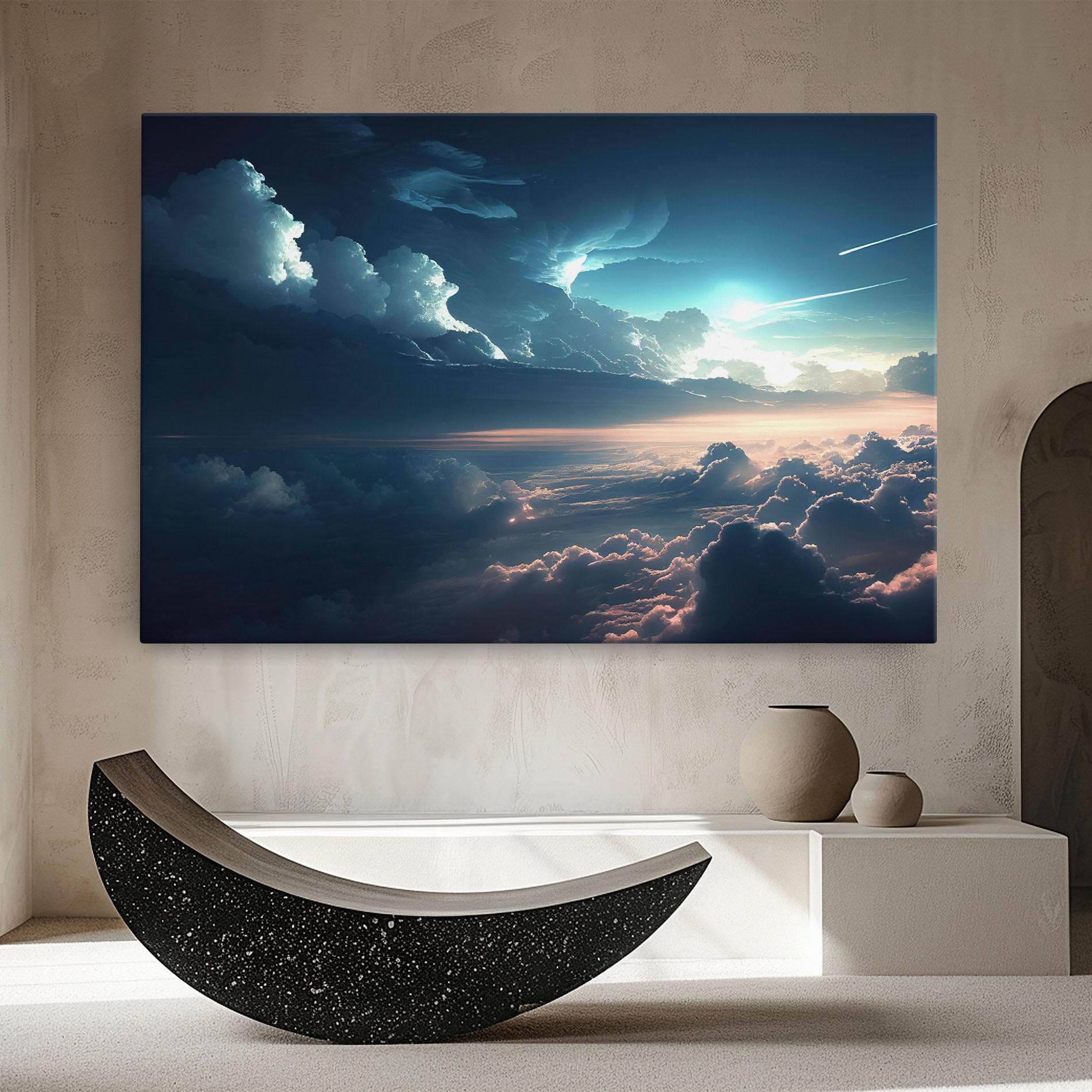 Tablou Canvas Dark Clouds mockup 8