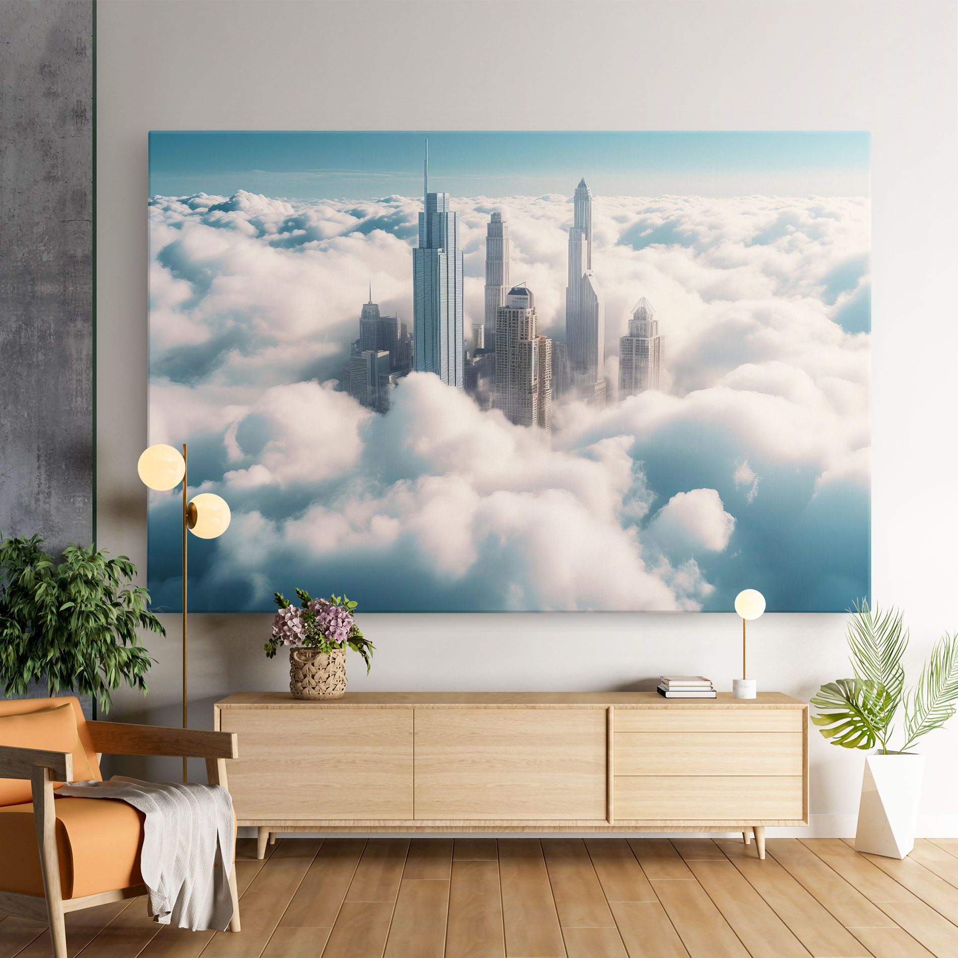 City Above Clouds mockup 9