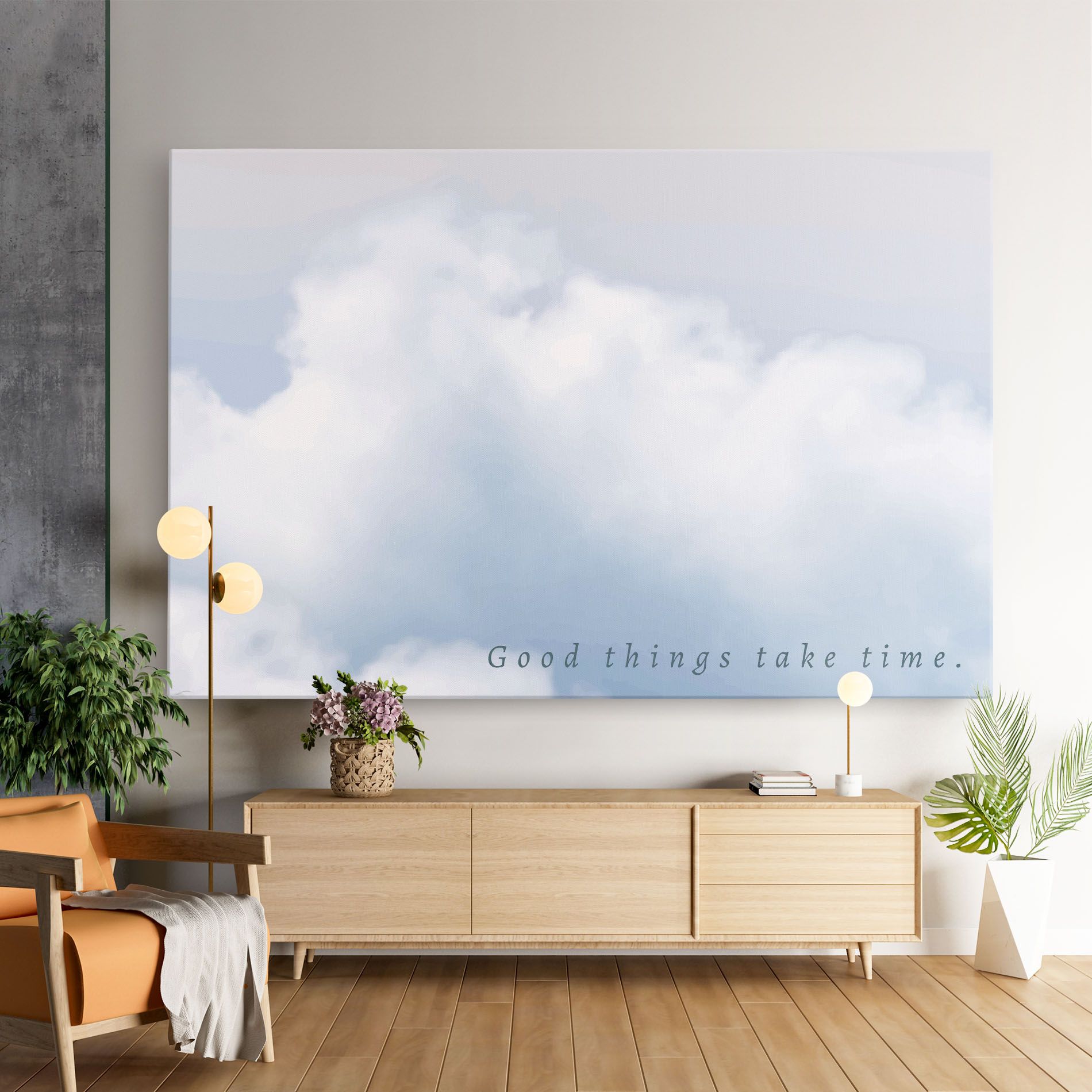Clouds Text White mockup 9