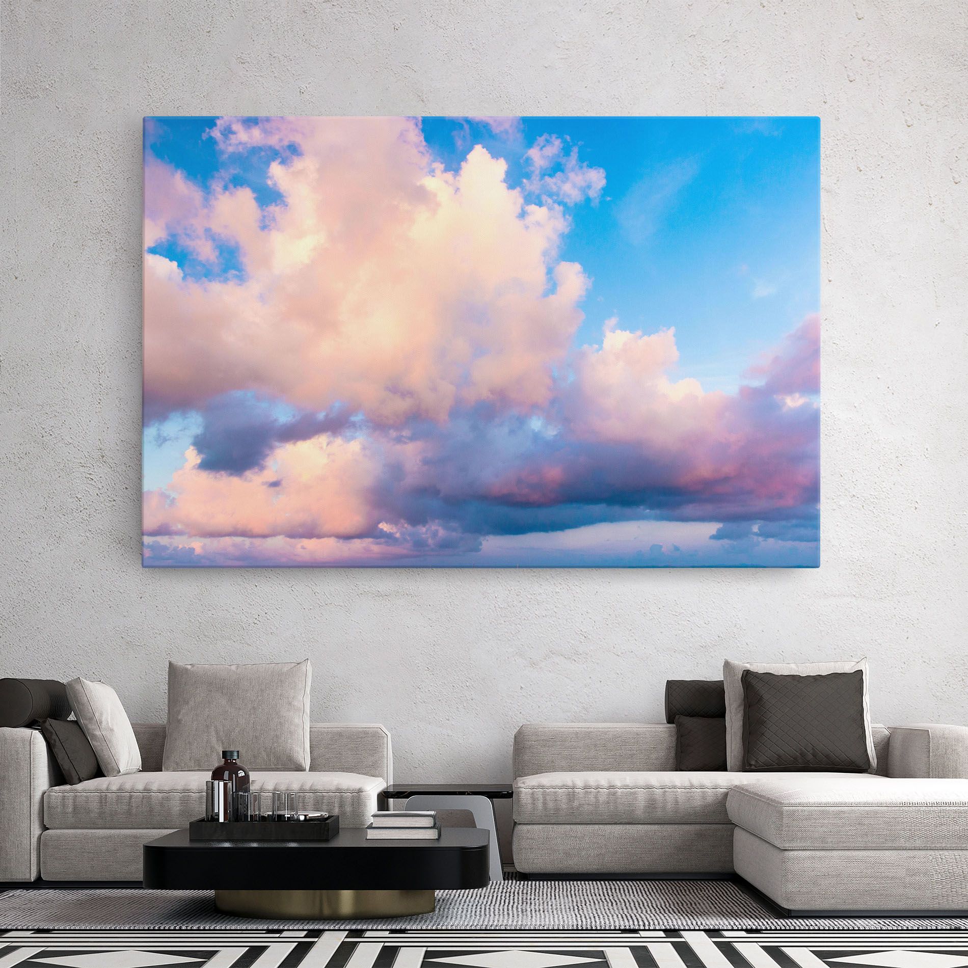 Dreamy Pink Clouds mockup 2