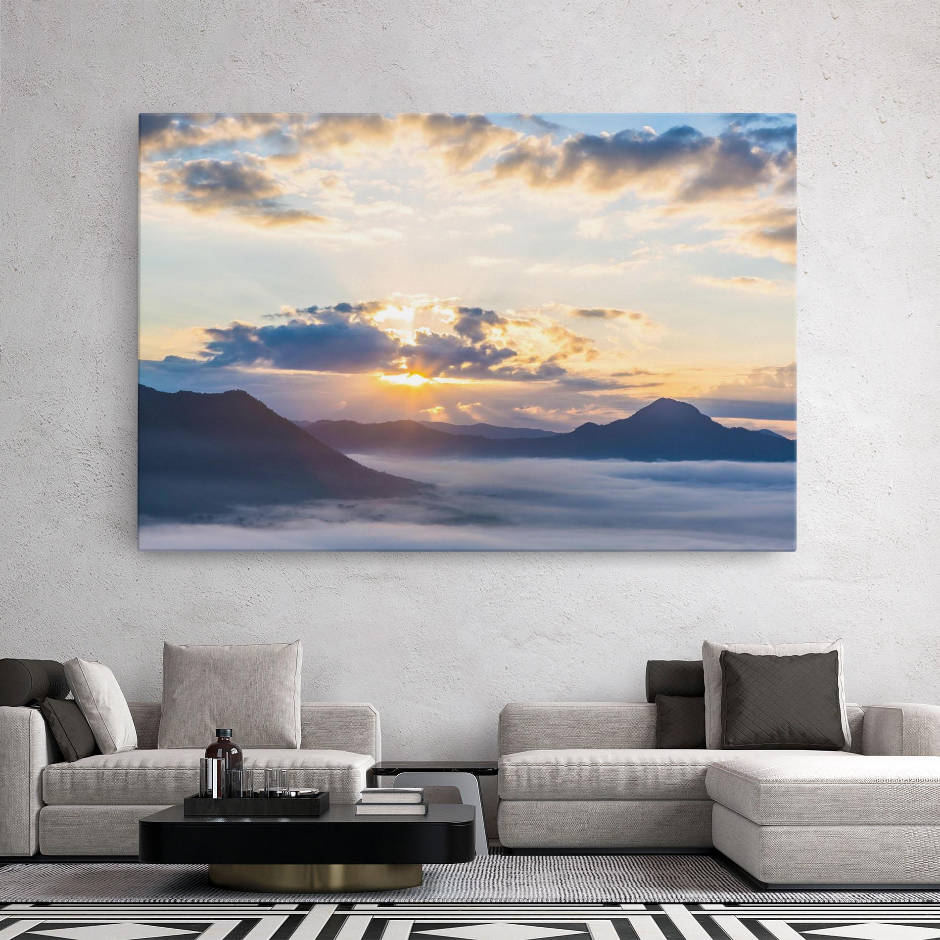 Tablou Canvas Fantastic Clouds mockup 2