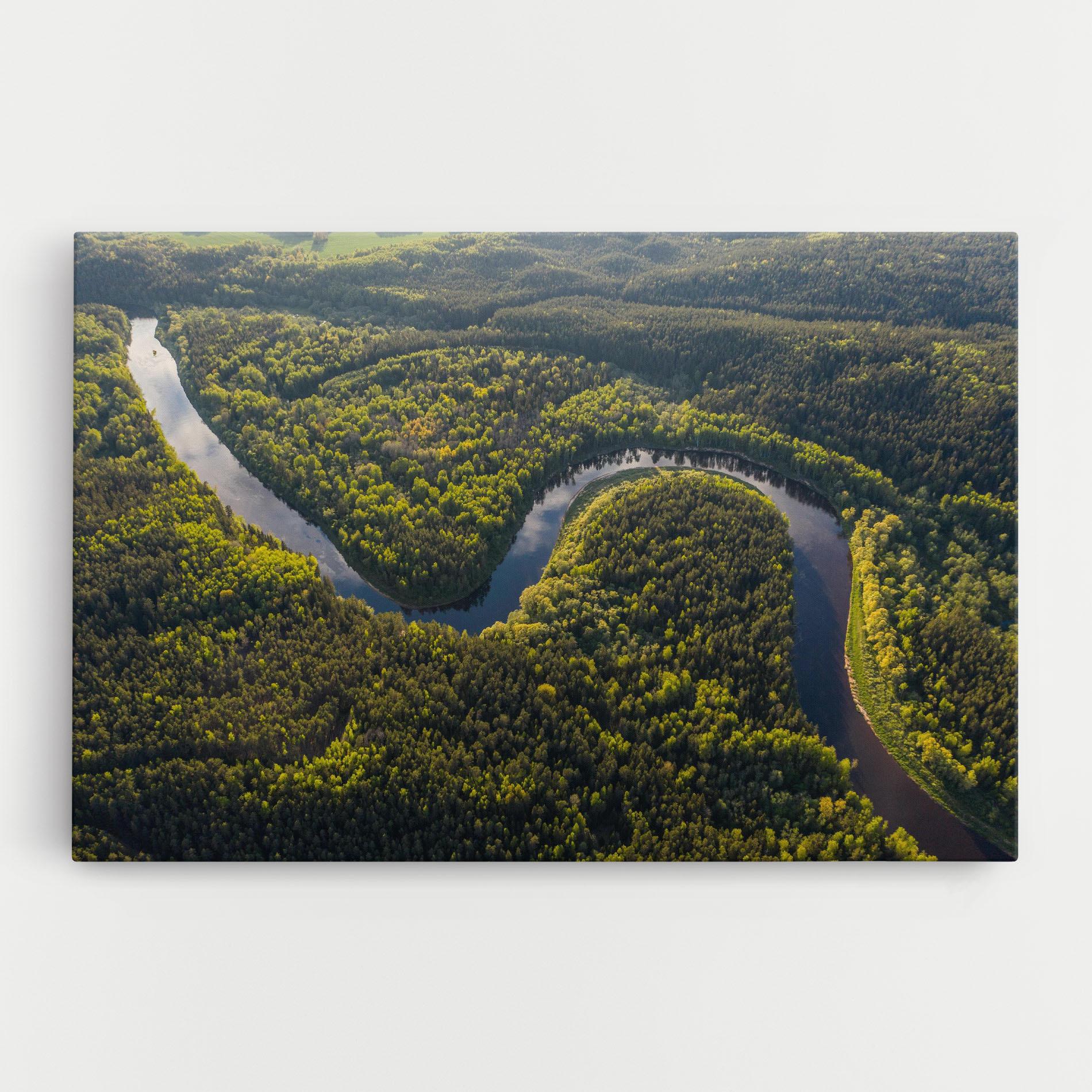 Tablou Canvas Amazing River View mockup 0