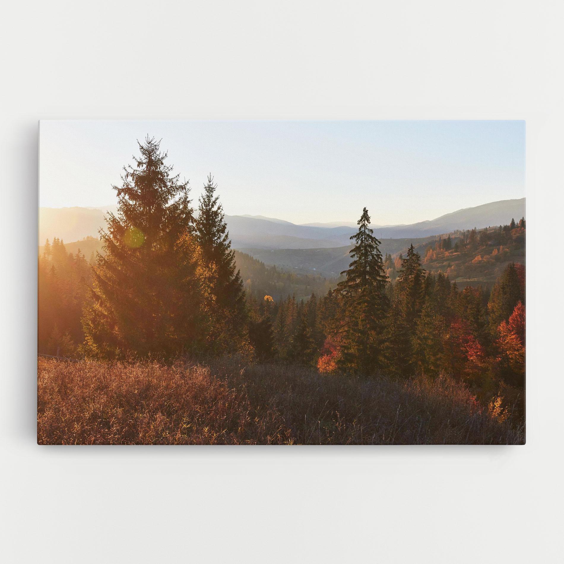 Tablou Canvas Autumn Morning mockup 0