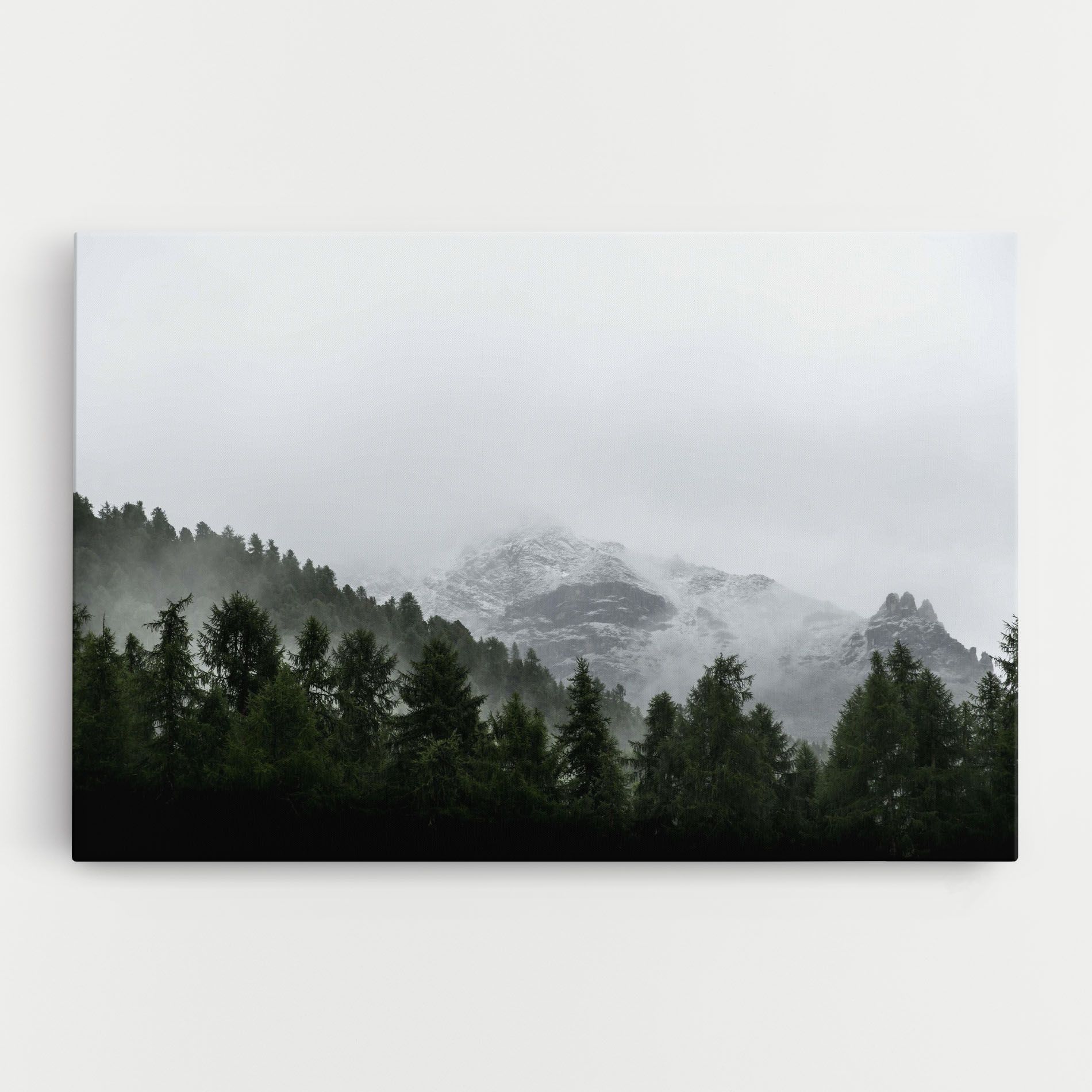 Foggy Mountain Forest mockup 0
