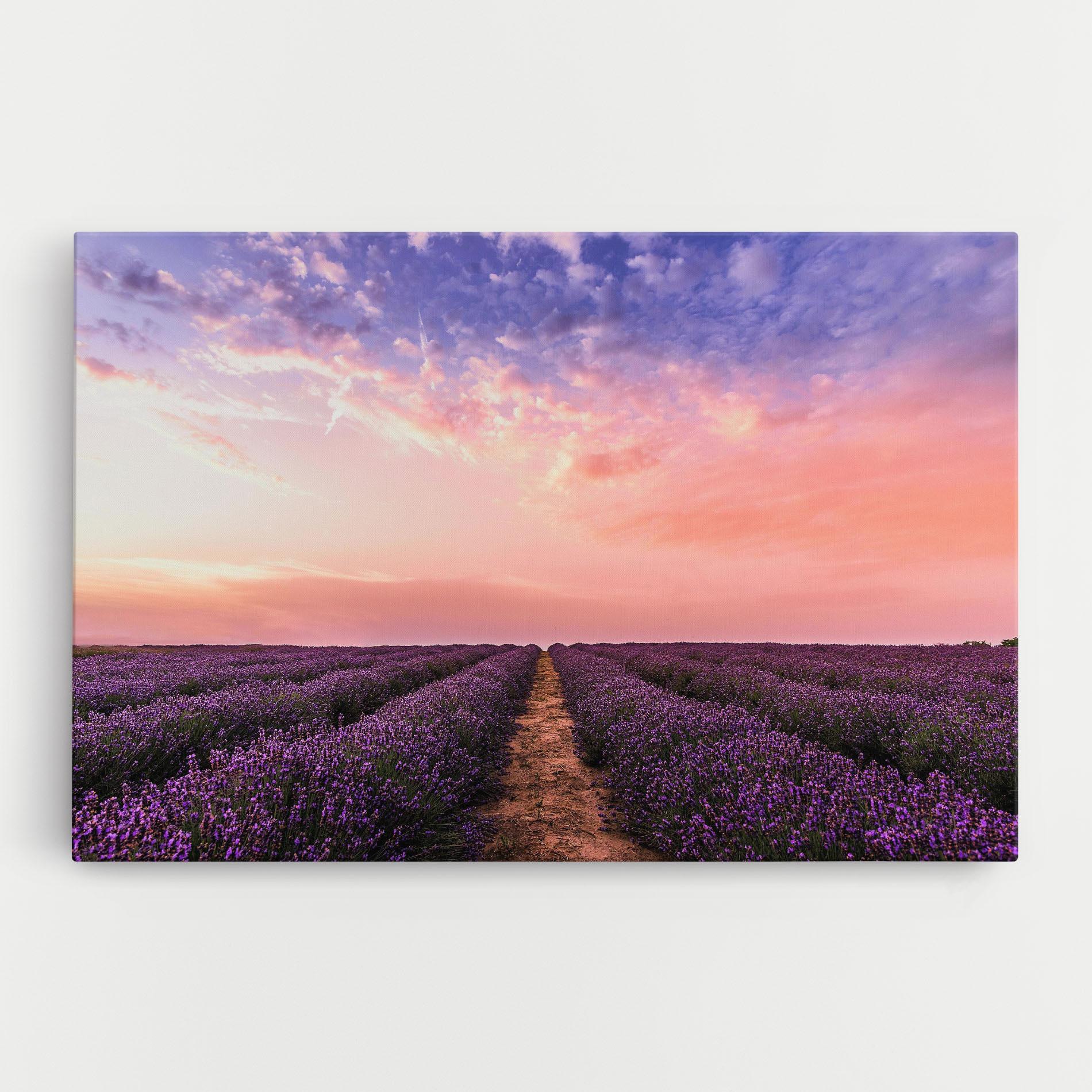 Tablou Canvas Lavender Field mockup 0