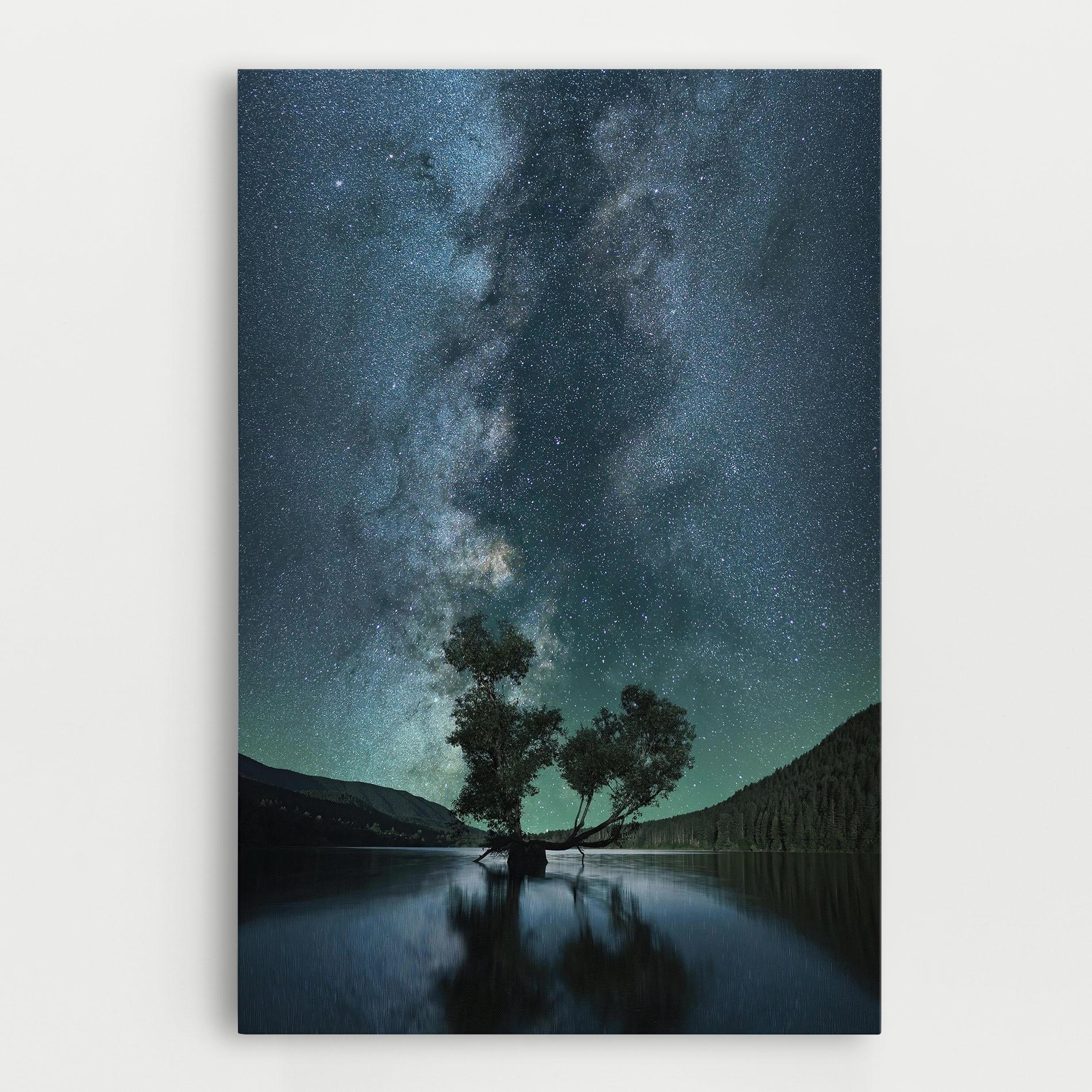Tablou Canvas Lake Stars mockup 0