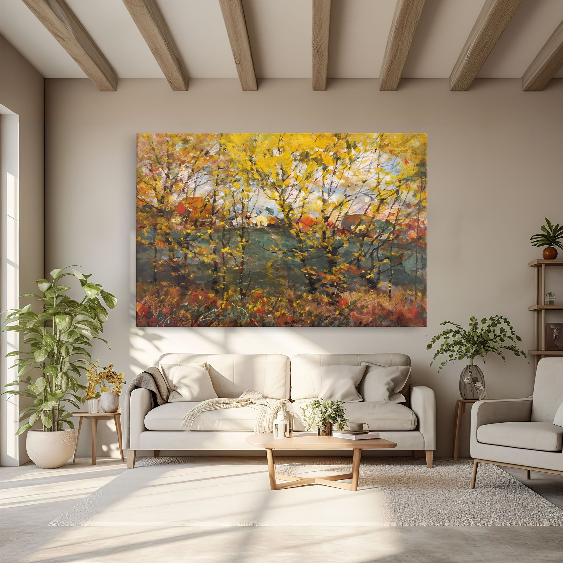 Autumn Painting Tree mockup 6