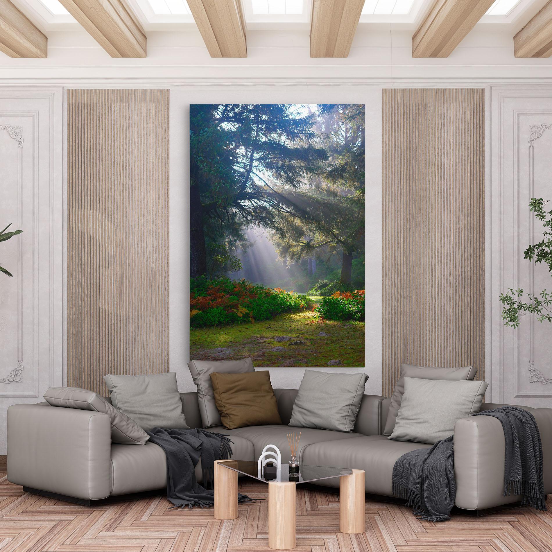 Tablou Canvas Forest Light mockup 6