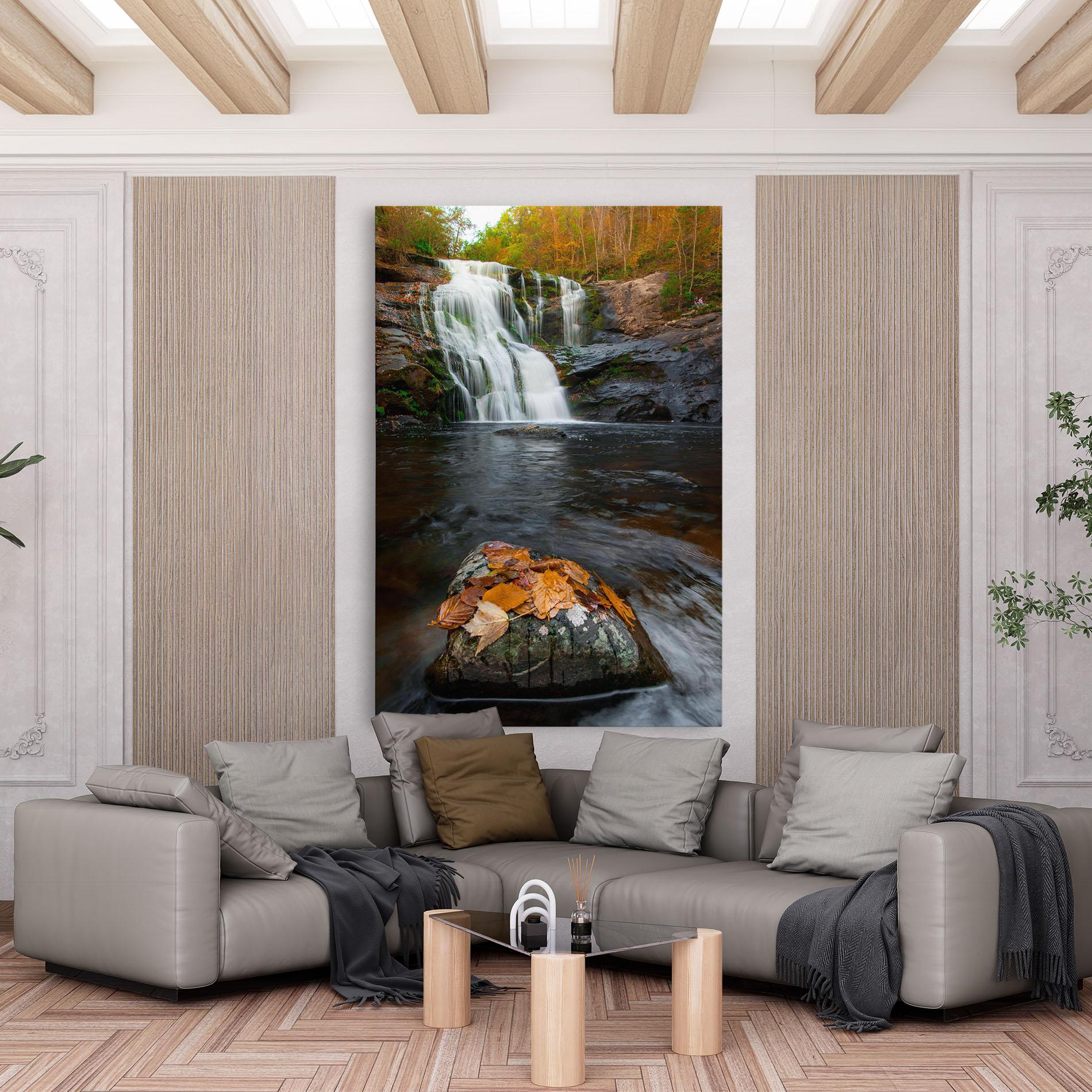 Tablou Canvas Forest Waterfall mockup 6