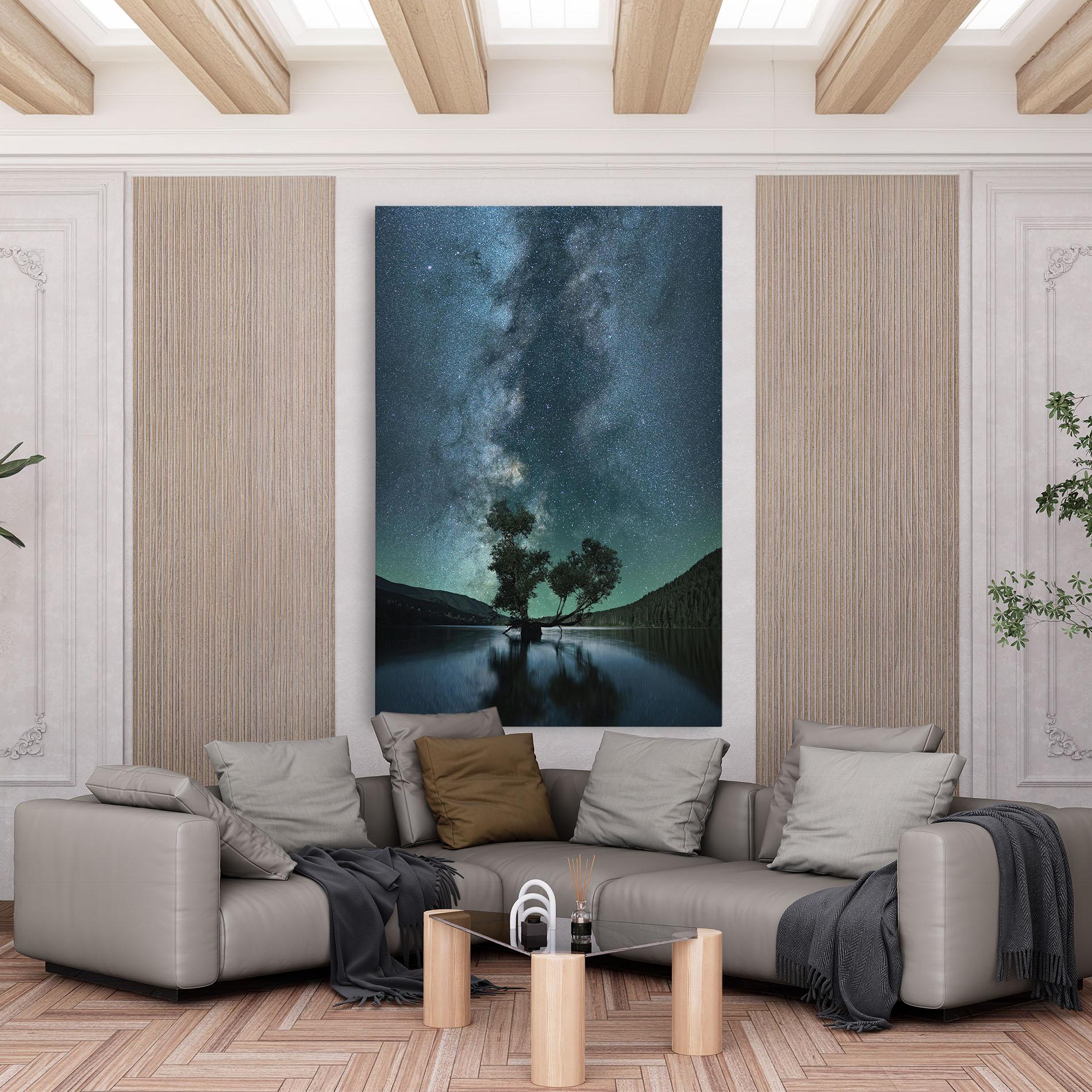 Tablou Canvas Lake Stars mockup 6