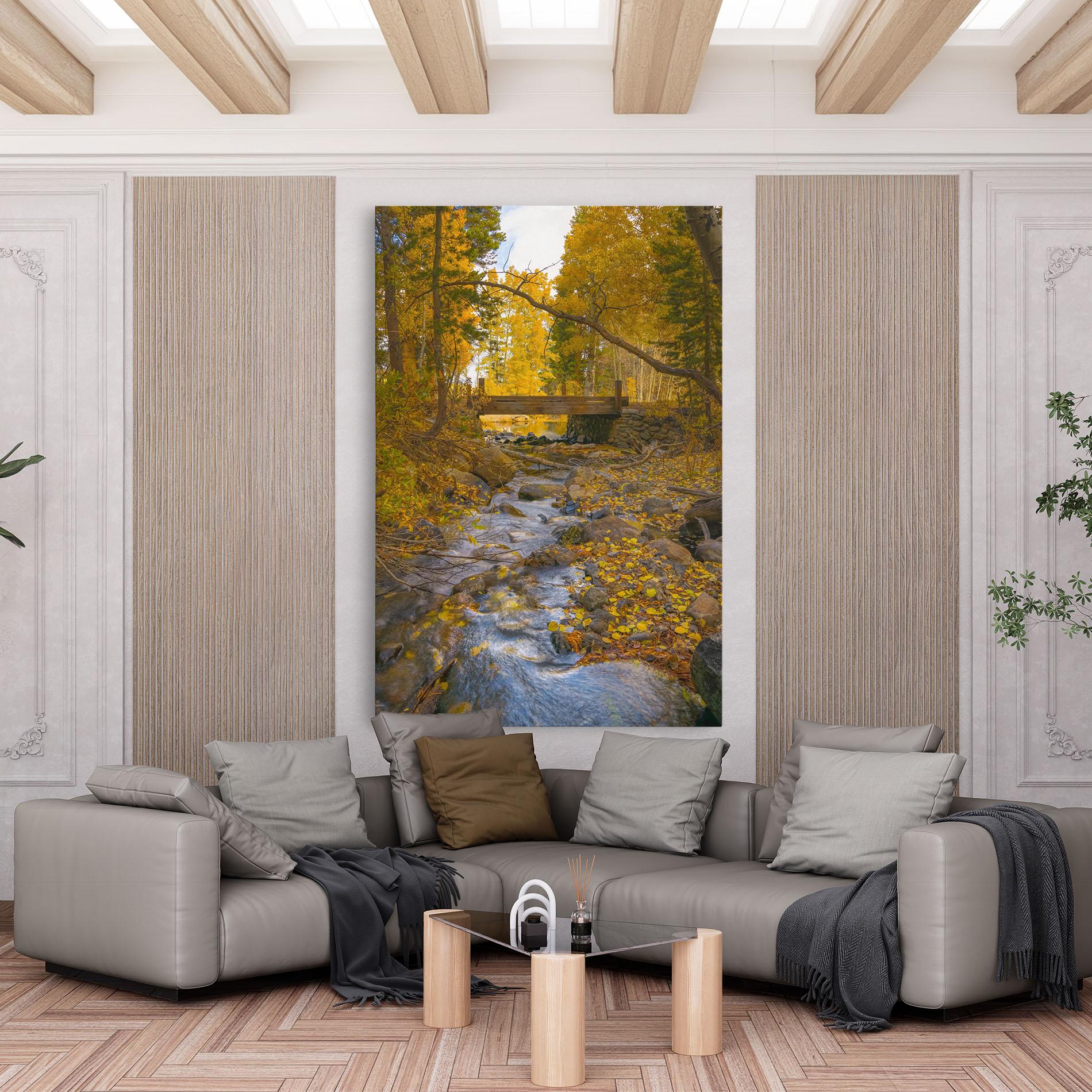 Tablou Canvas Yellow View Forest mockup 6