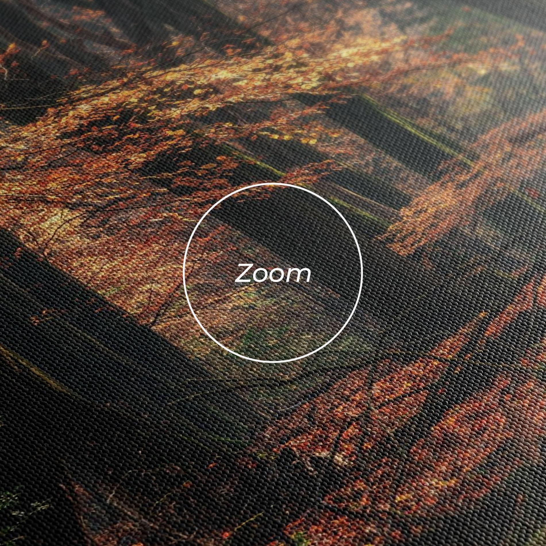 Tablou Canvas Autumn Forest Trees mockup 3