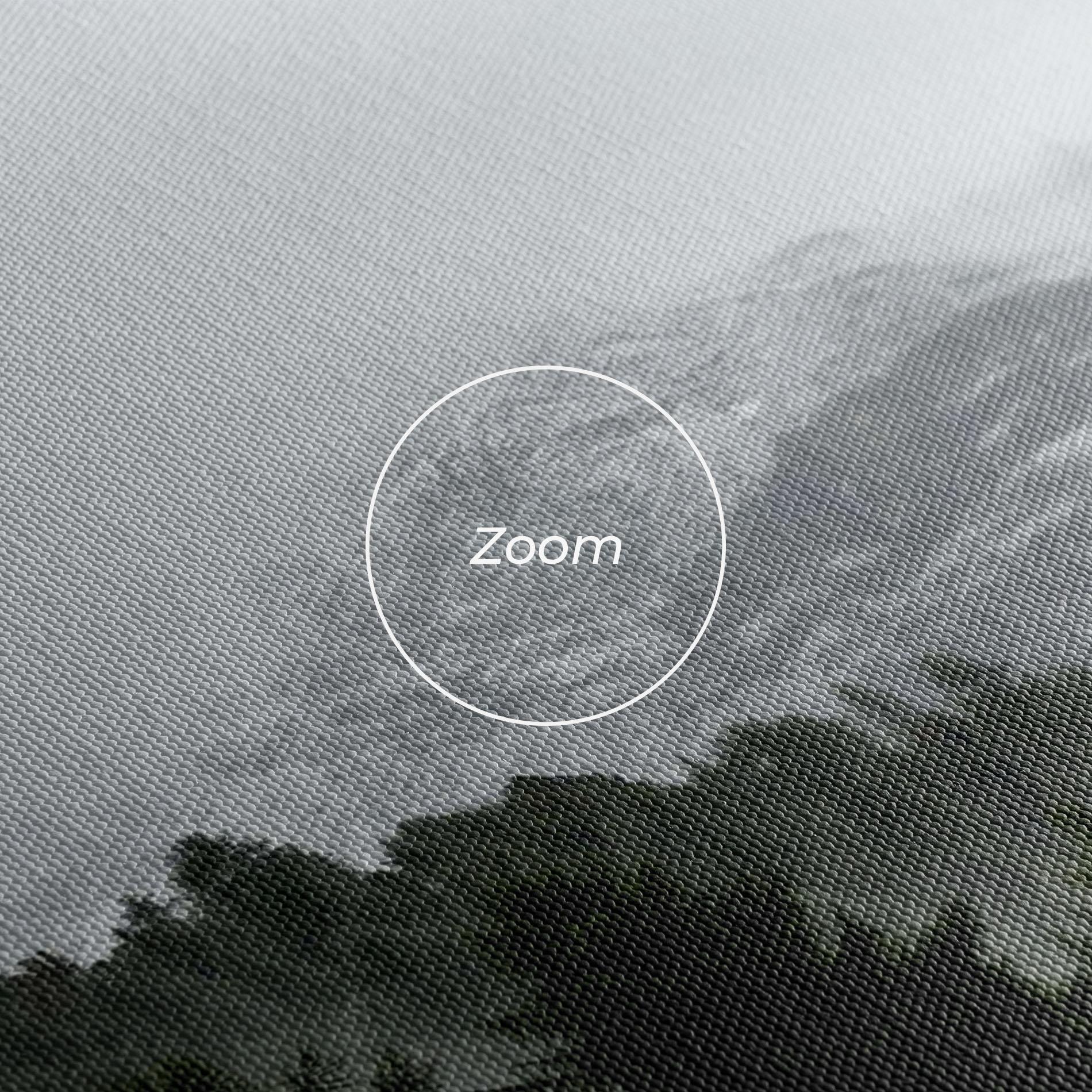 Tablou Canvas Foggy Mountain Forest mockup 3