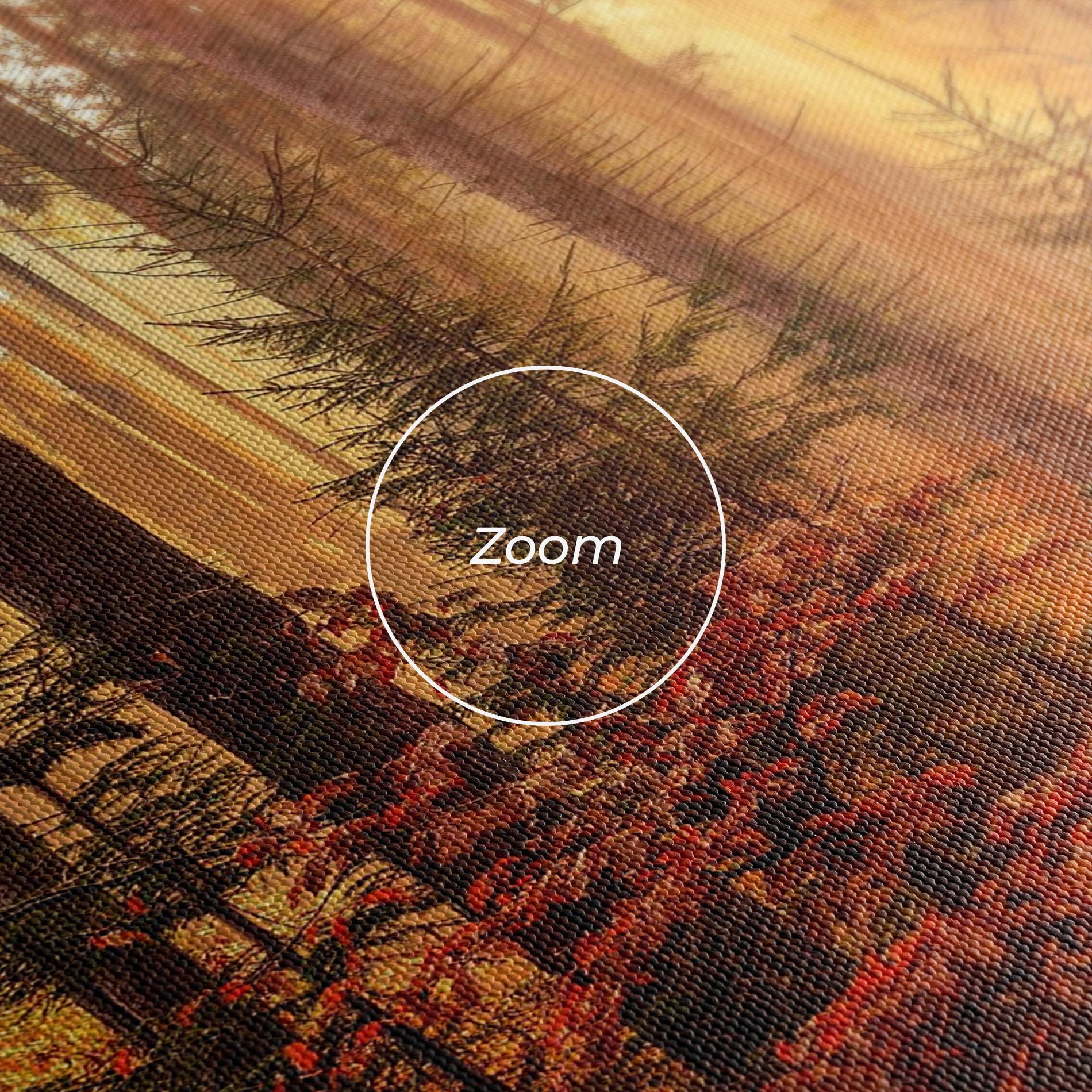 Tablou Canvas Orange Light Forest mockup 3