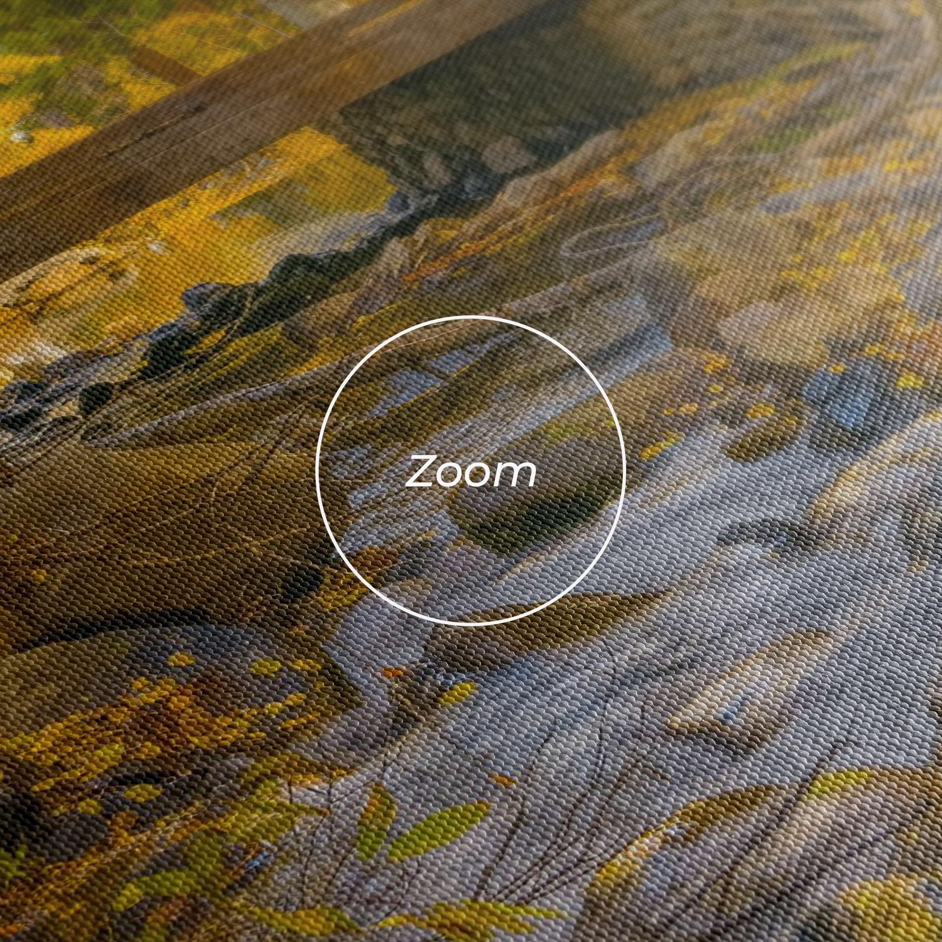 Tablou Canvas Yellow View Forest mockup 3