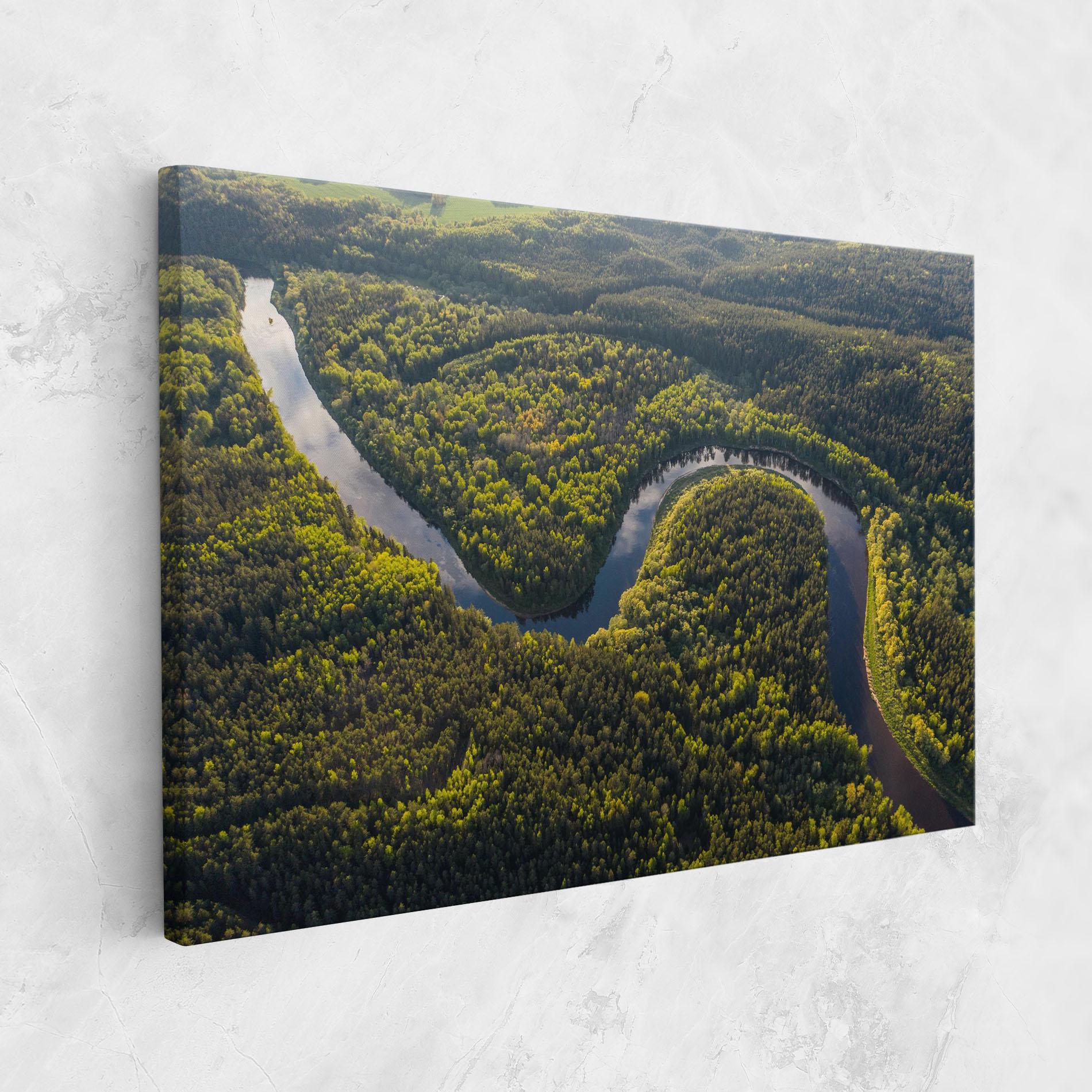 Tablou Canvas Amazing River View mockup 1
