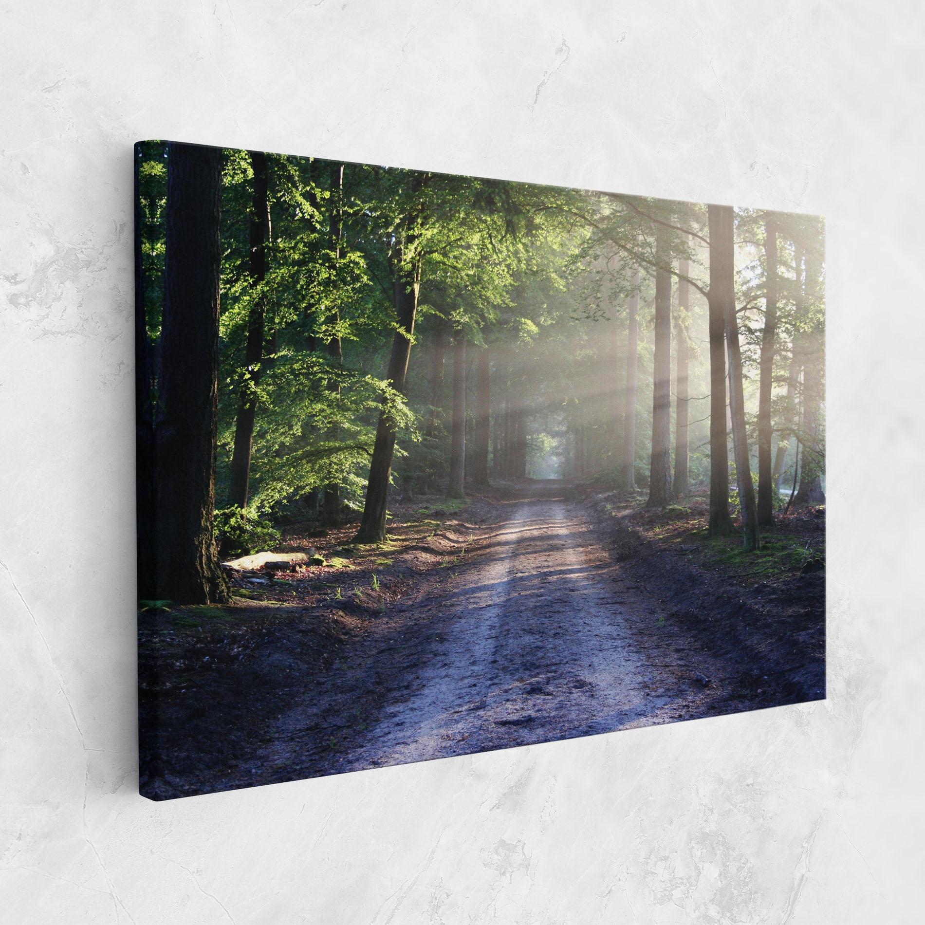 Tablou Canvas Forest Road mockup 1