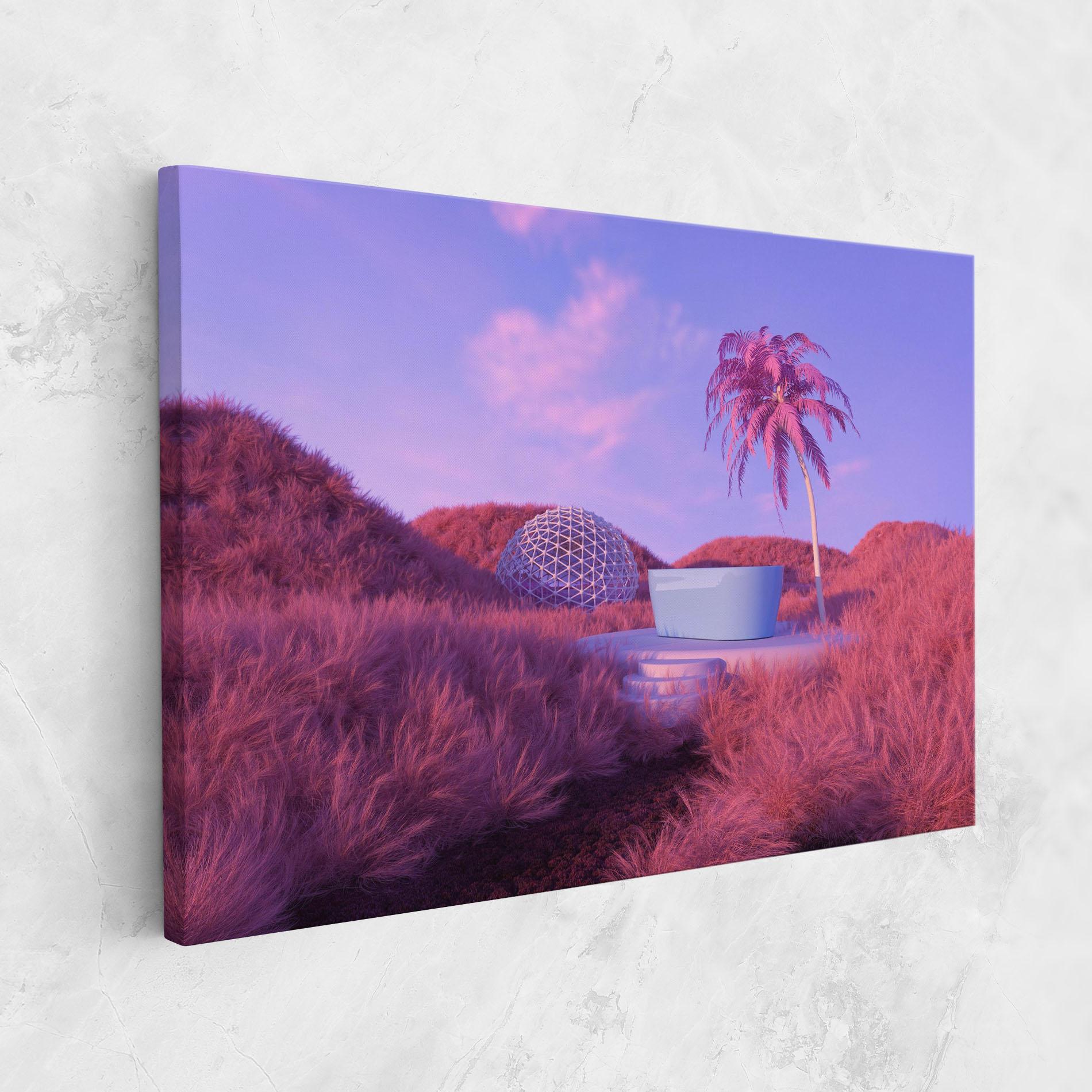 Tablou Canvas Pink World mockup 1