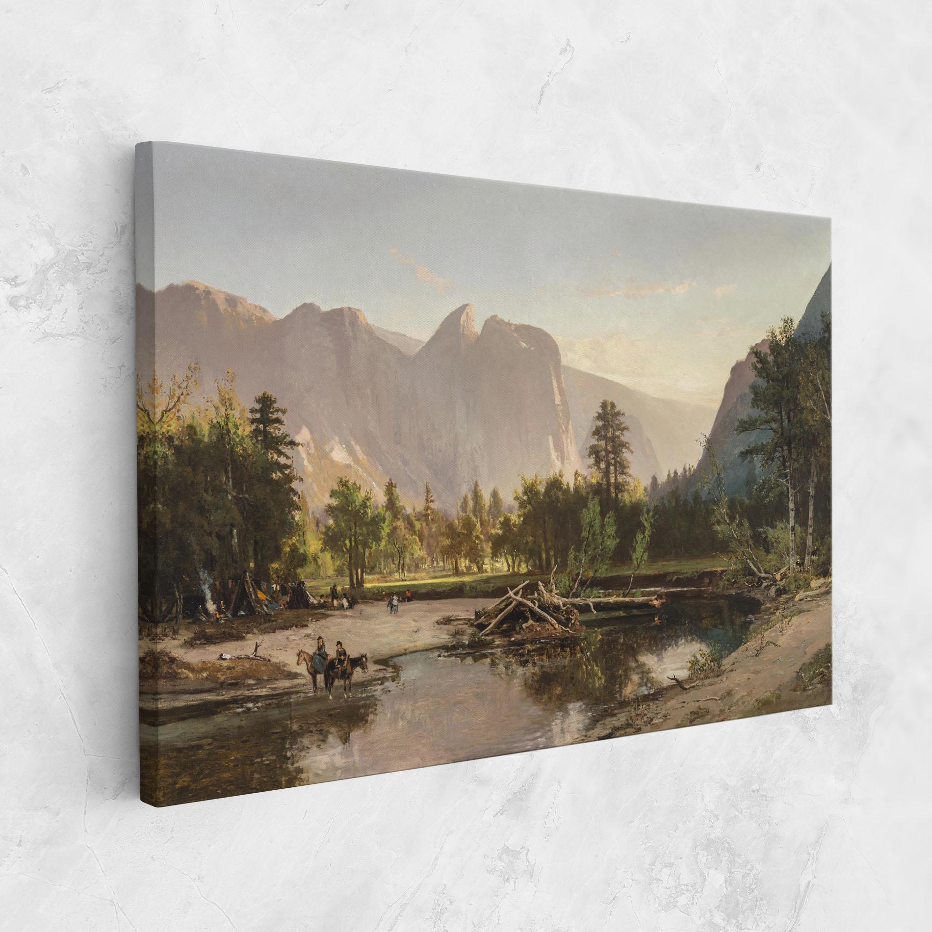 Tablou Canvas Small Lake Forest mockup 1