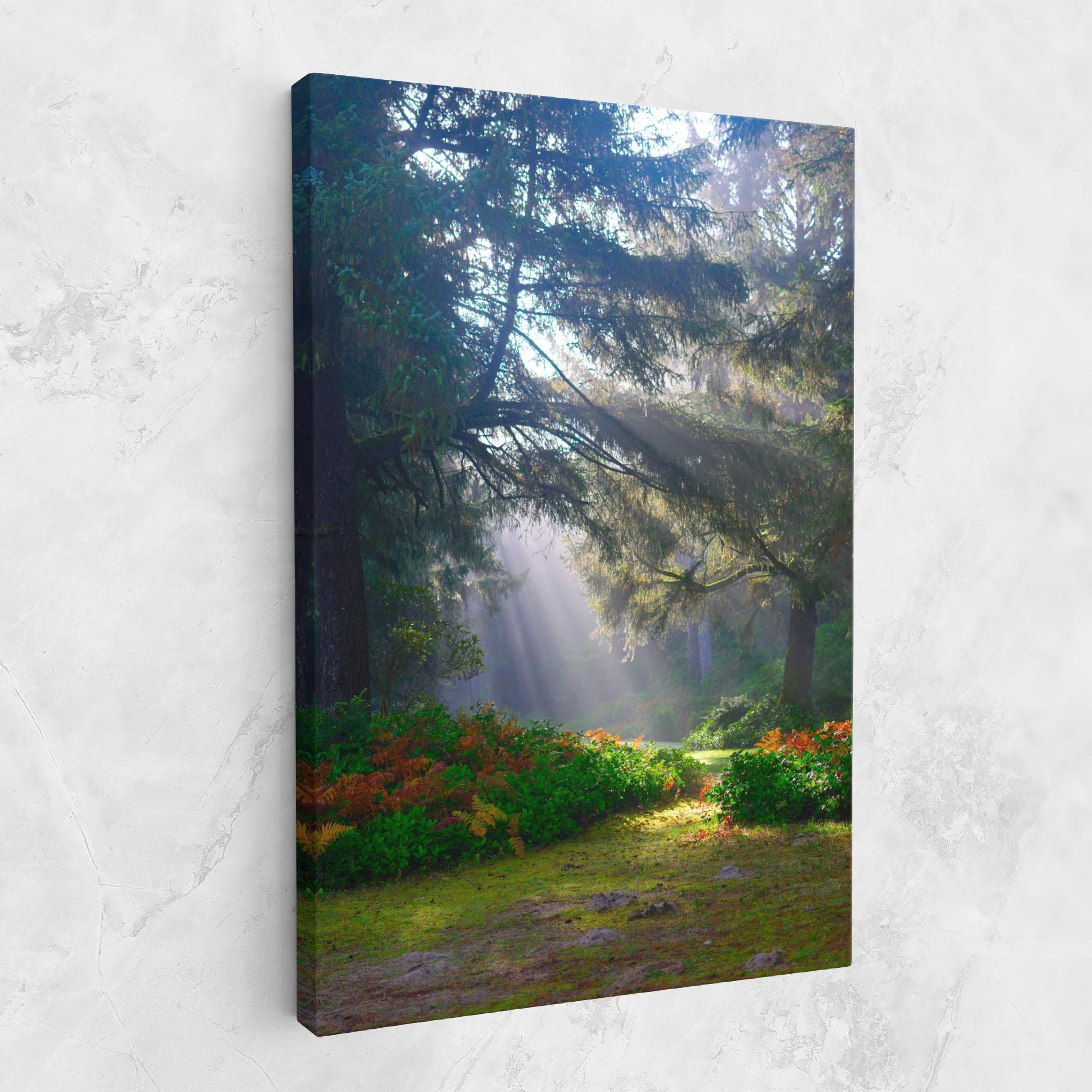 Tablou Canvas Forest Light mockup 1