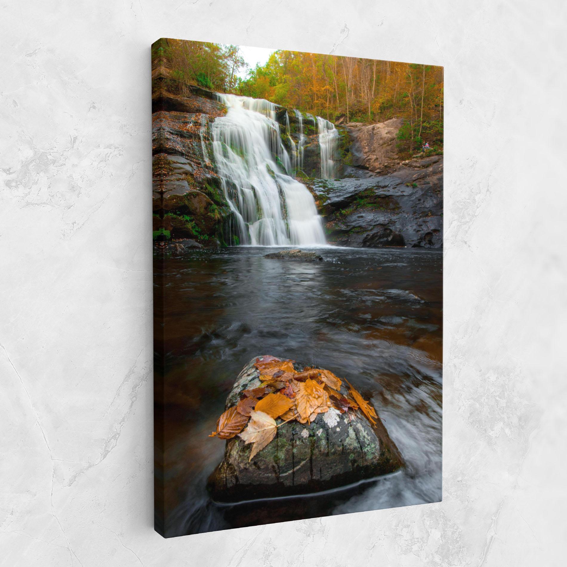 Tablou Canvas Forest Waterfall mockup 1