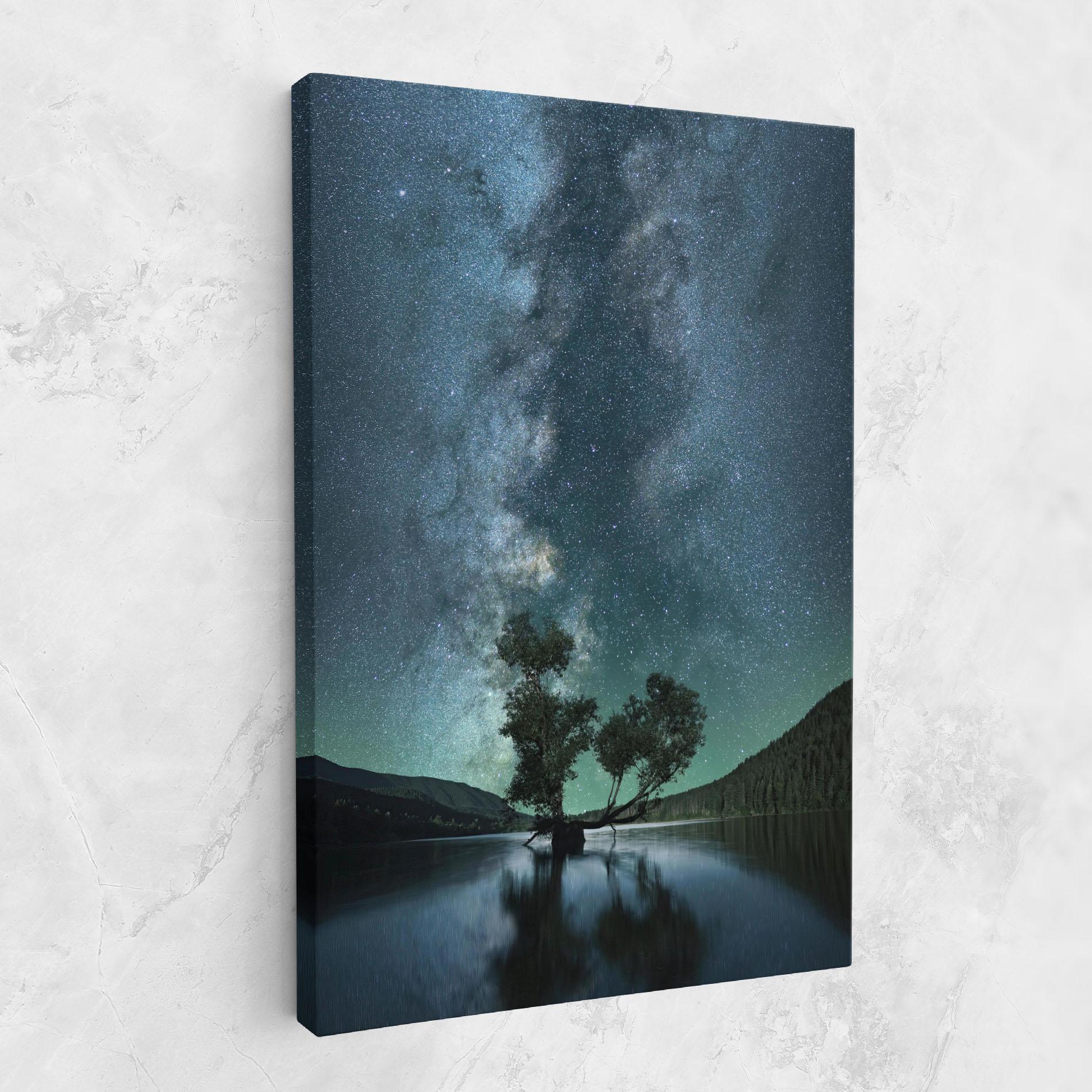 Tablou Canvas Lake Stars mockup 1