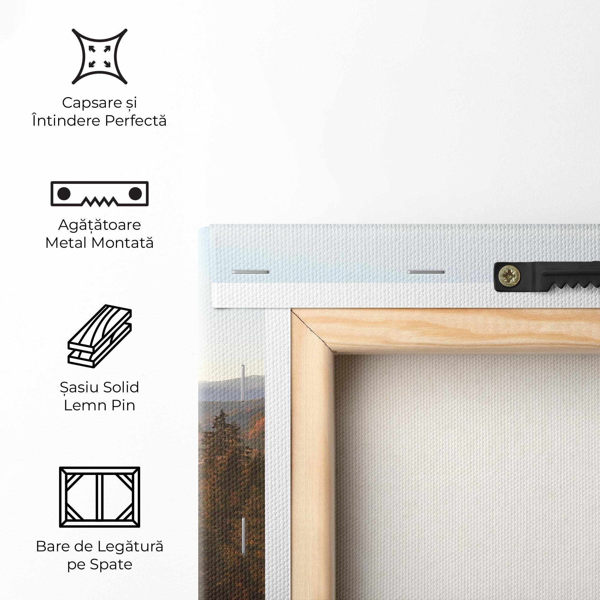 Tablou Canvas Autumn Morning mockup 5