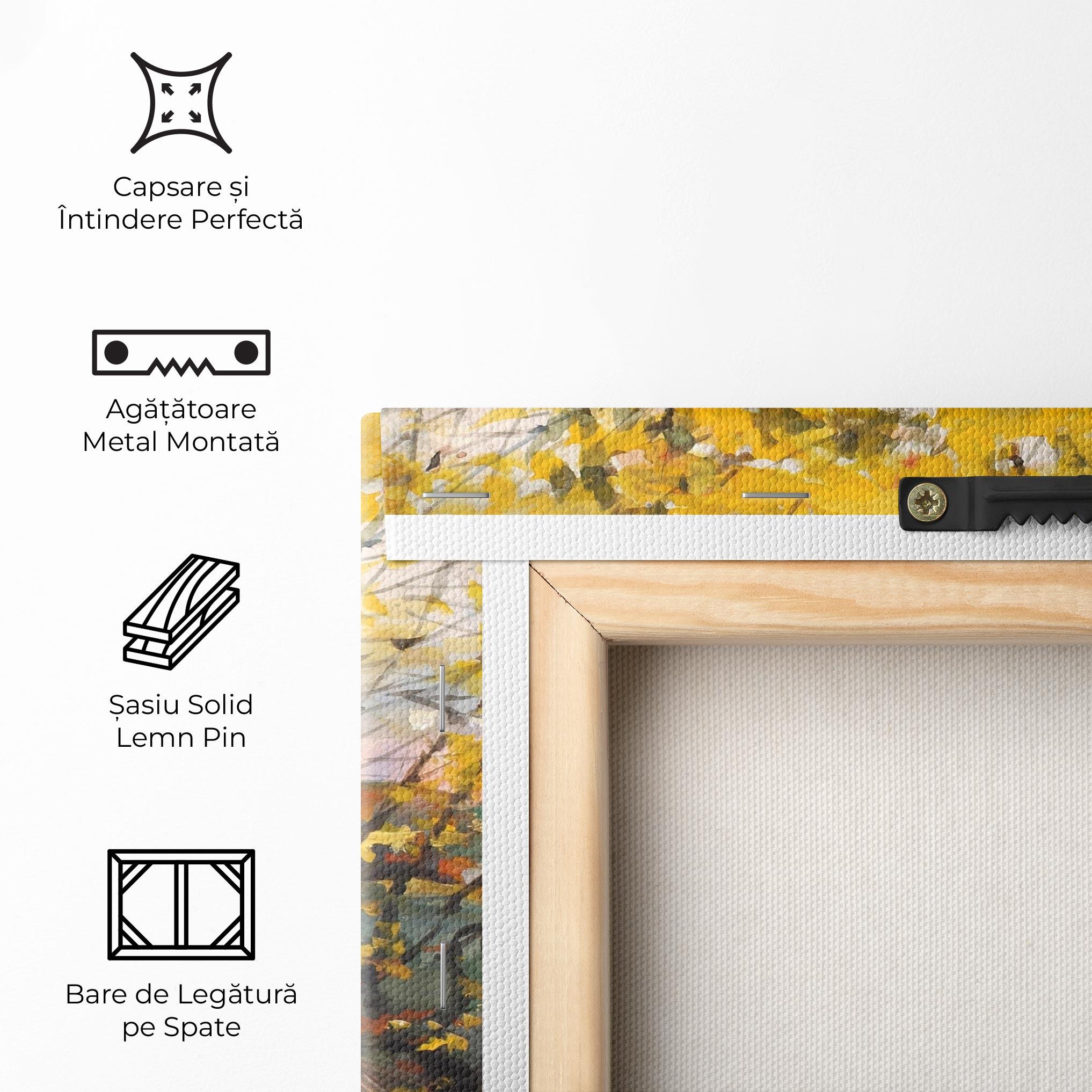 Tablou Canvas Autumn Painting Tree mockup 5