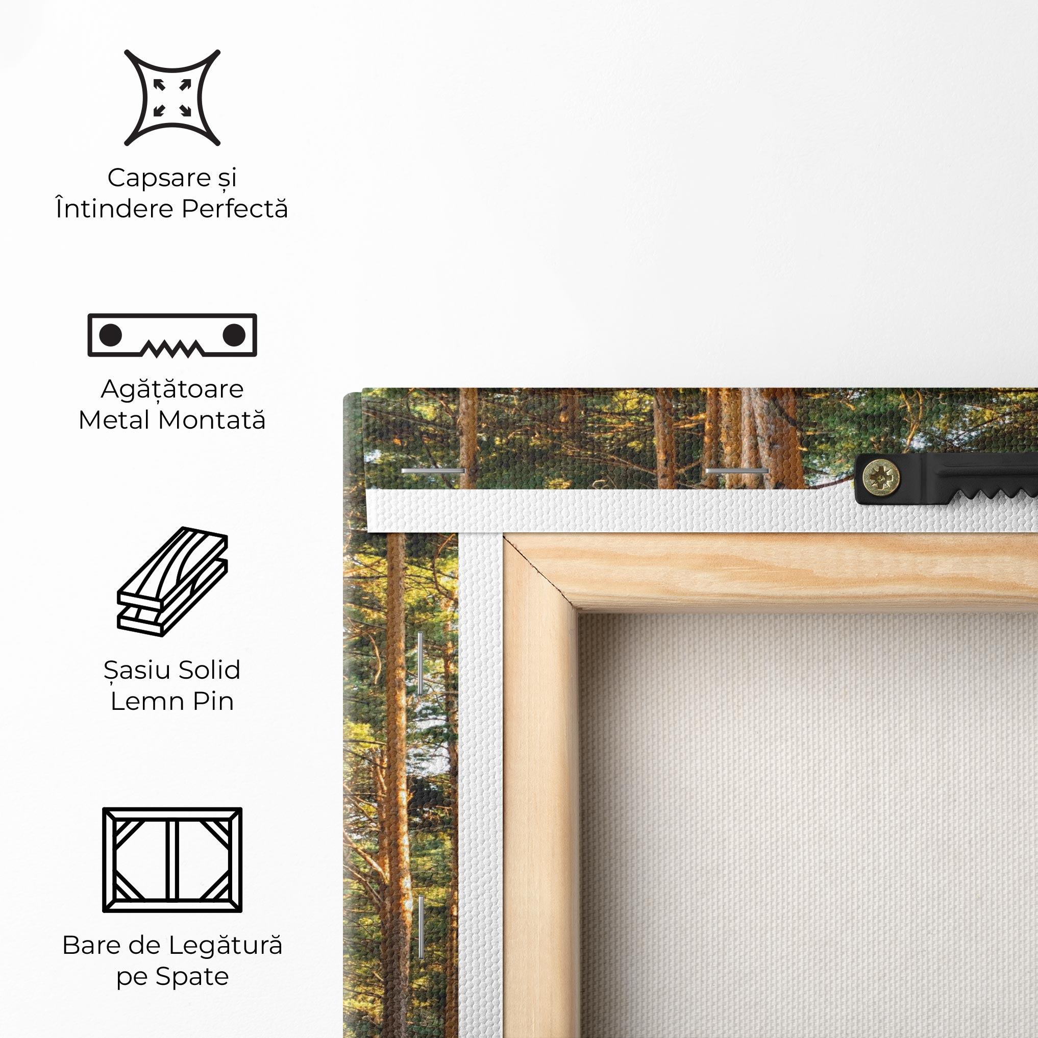 Tablou Canvas Big Trees Forest mockup 5