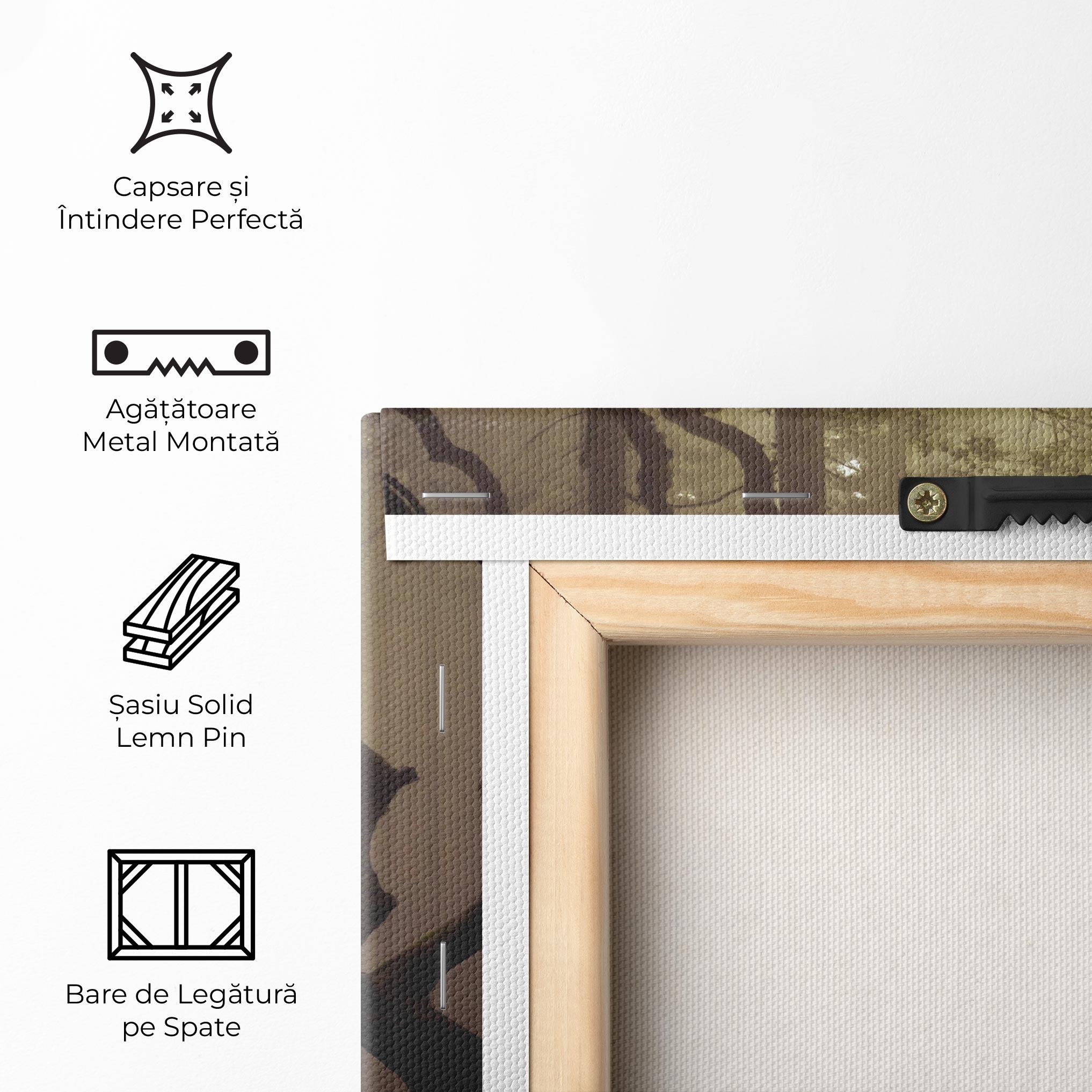 Tablou Canvas Foggy Tree Art mockup 5