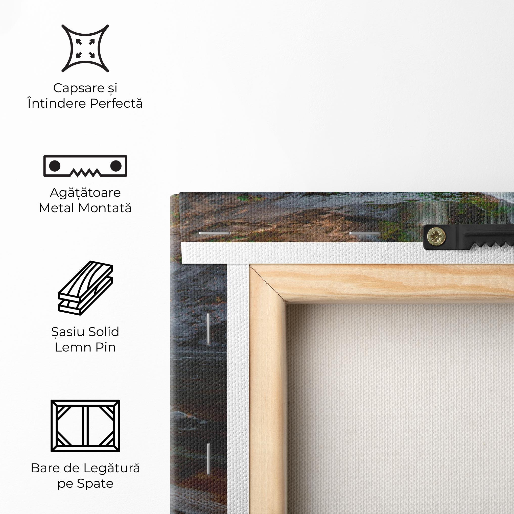 Tablou Canvas Forest Waterfall mockup 5