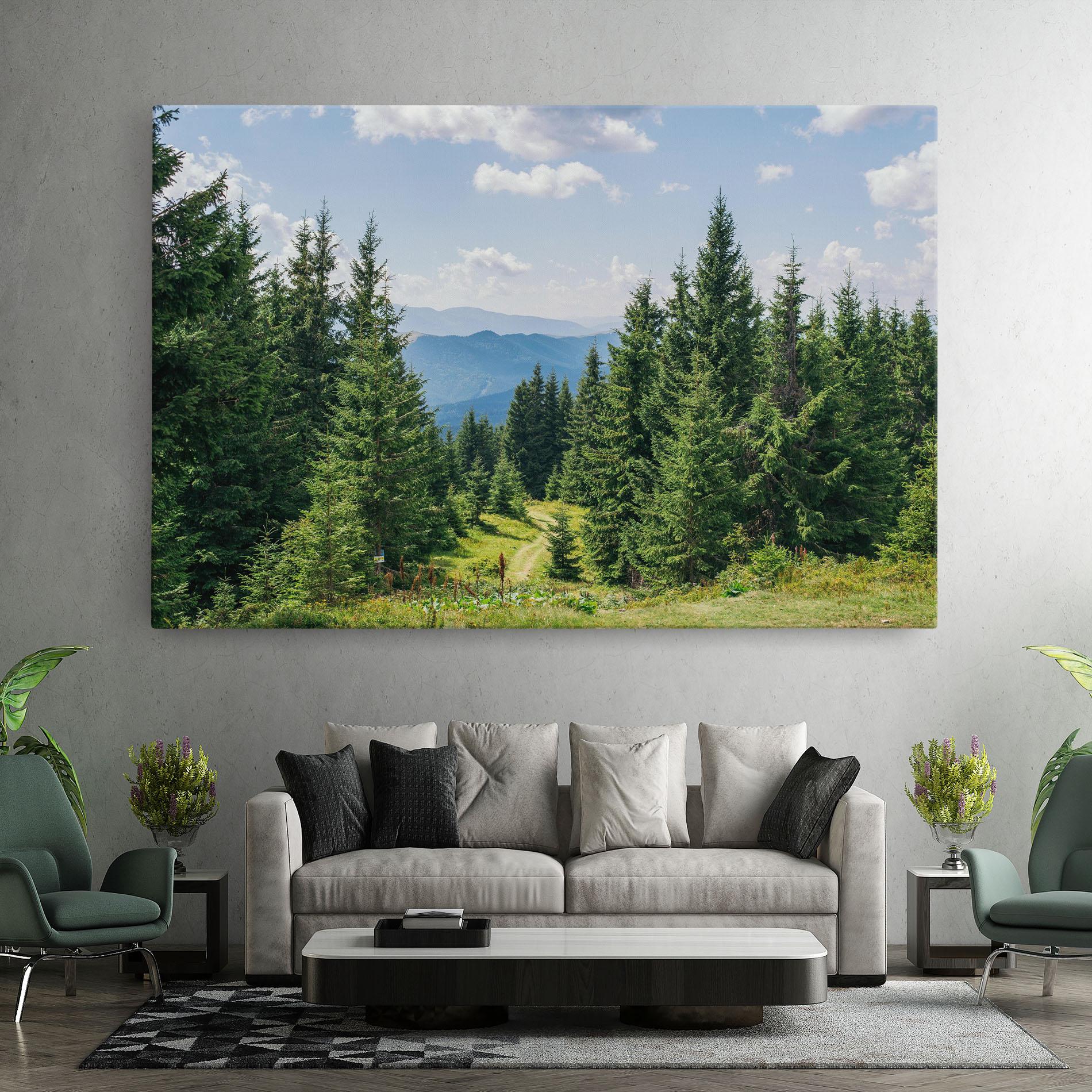 Tablou Canvas Carpathian Mountain mockup 7