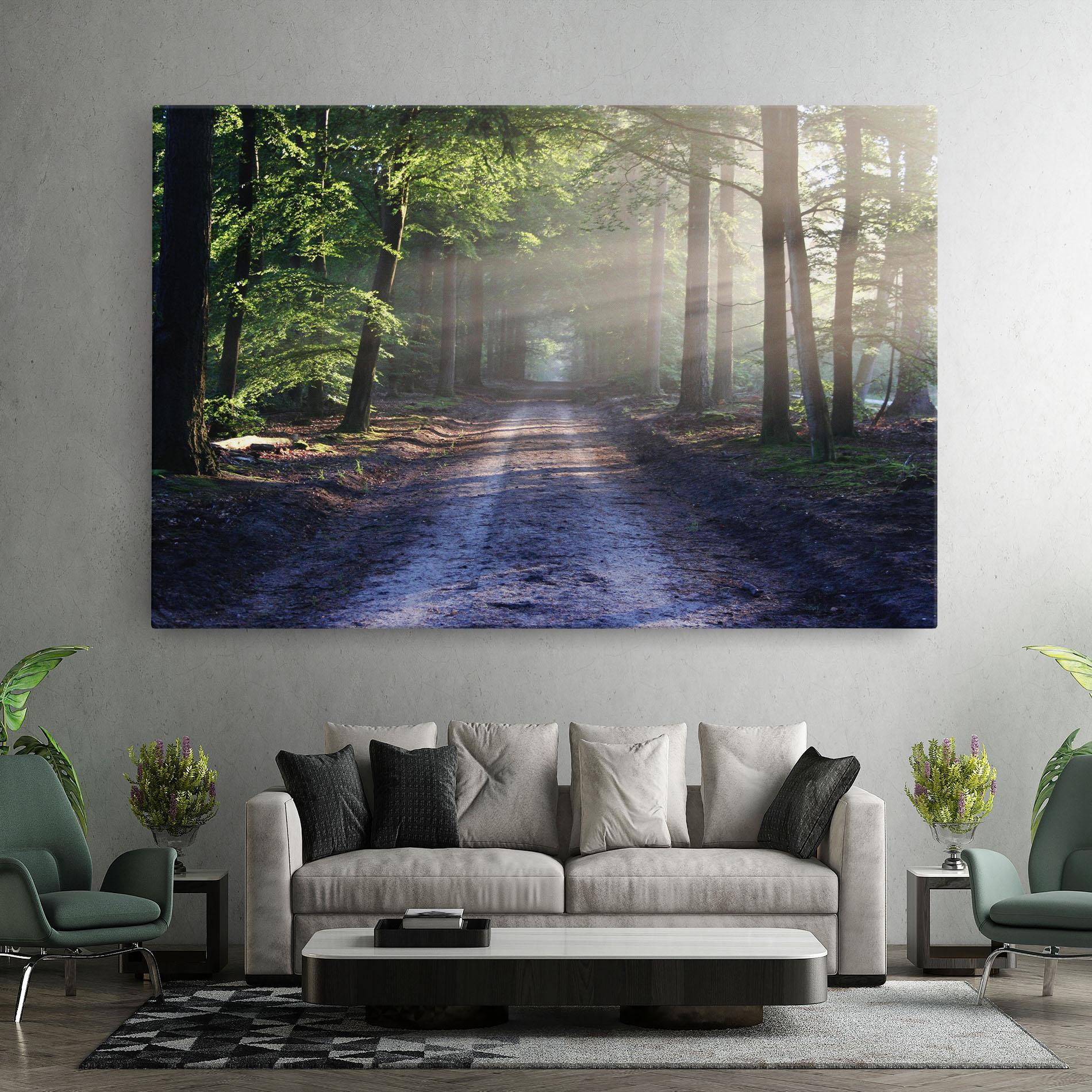 Tablou Canvas Forest Road mockup 7