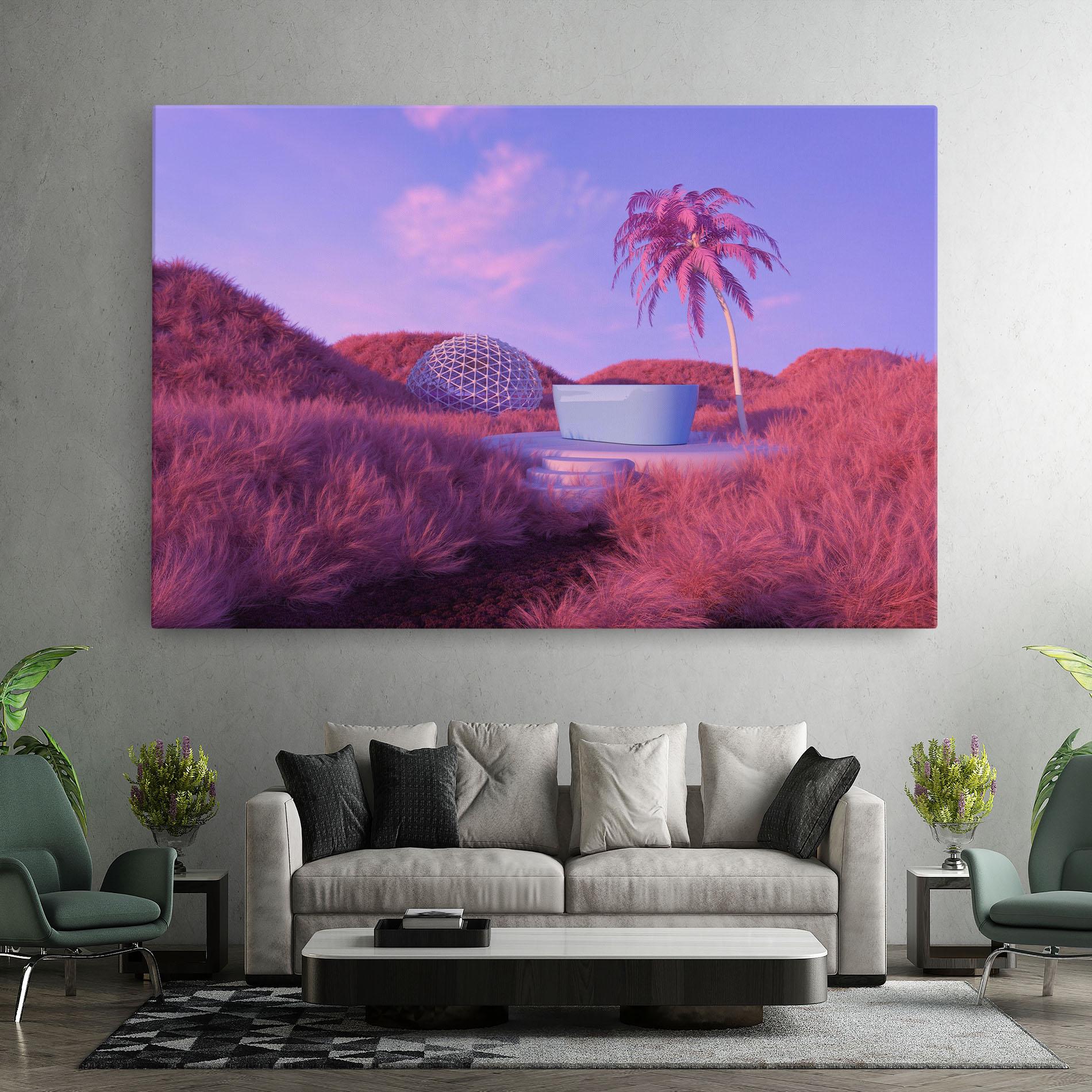 Tablou Canvas Pink World mockup 7