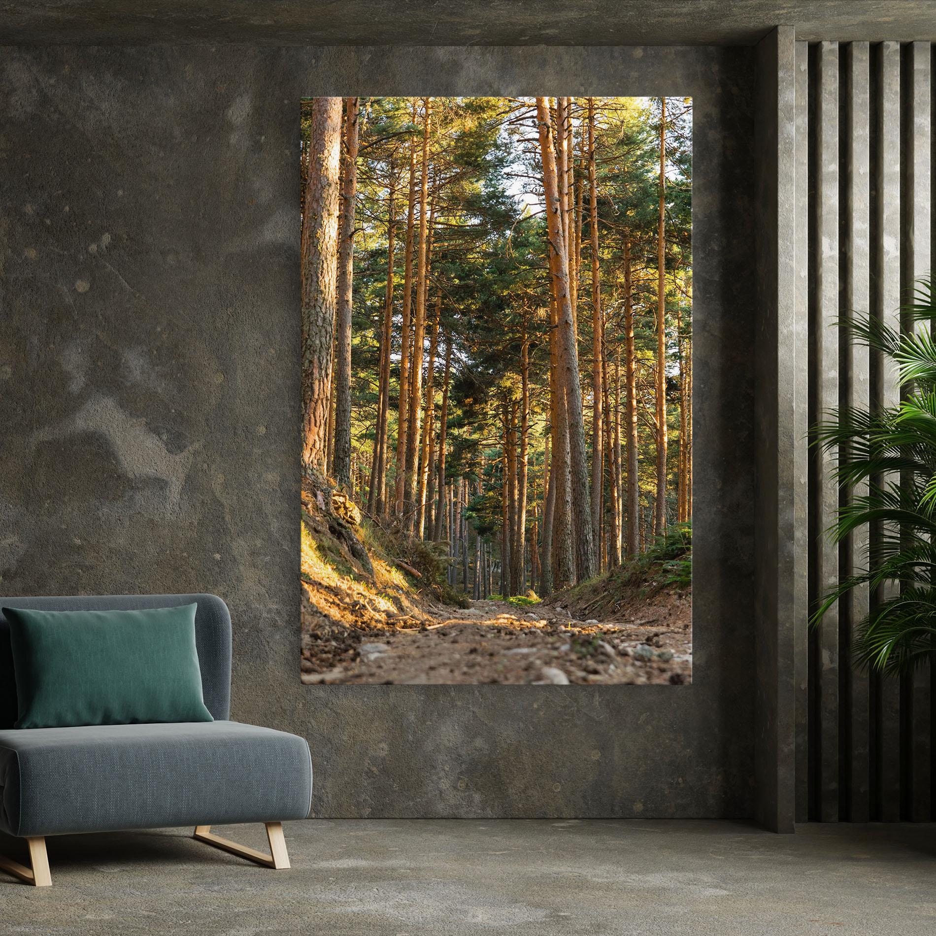 Tablou Canvas Big Trees Forest mockup 7