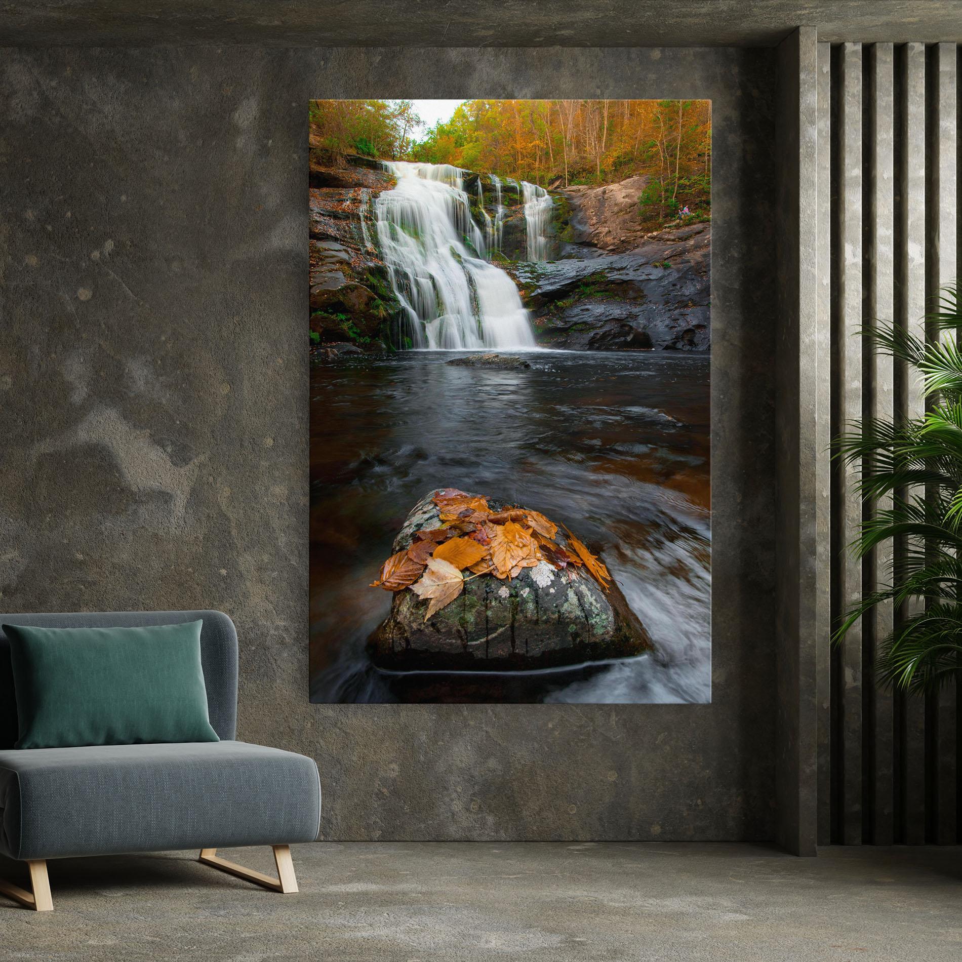 Tablou Canvas Forest Waterfall mockup 7