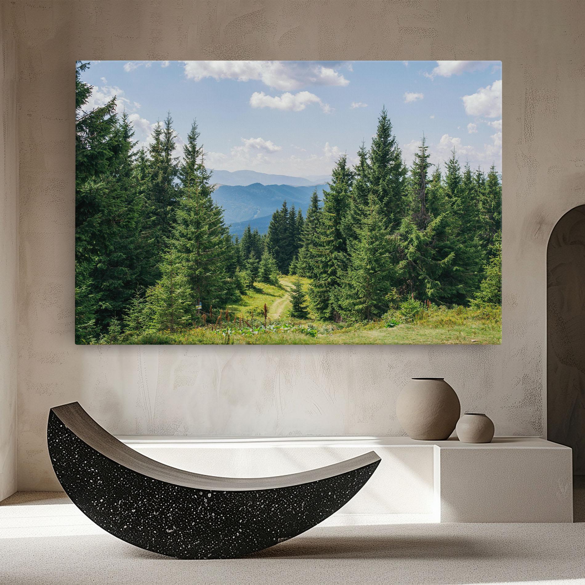 Tablou Canvas Carpathian Mountain mockup 8