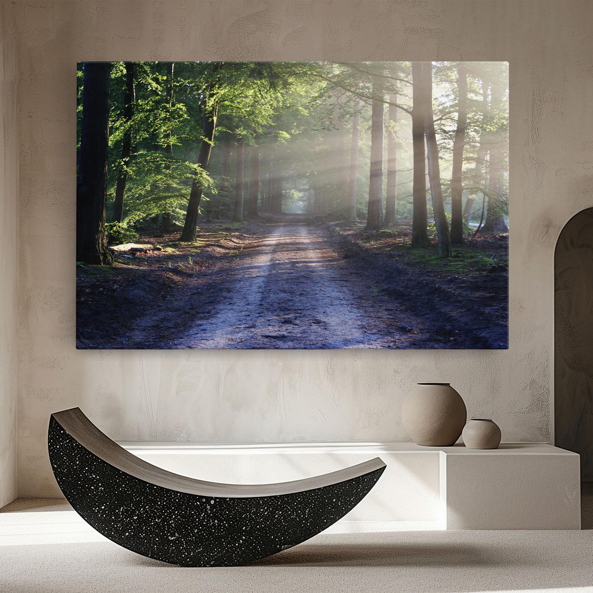 Tablou Canvas Forest Road mockup 8