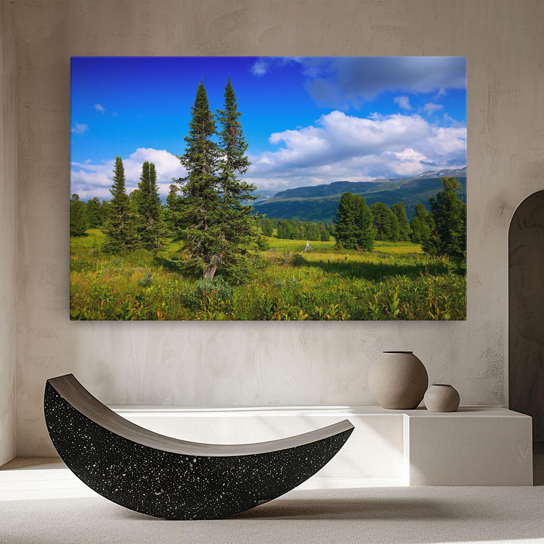 Tablou Canvas Morning Sunny Field mockup 8